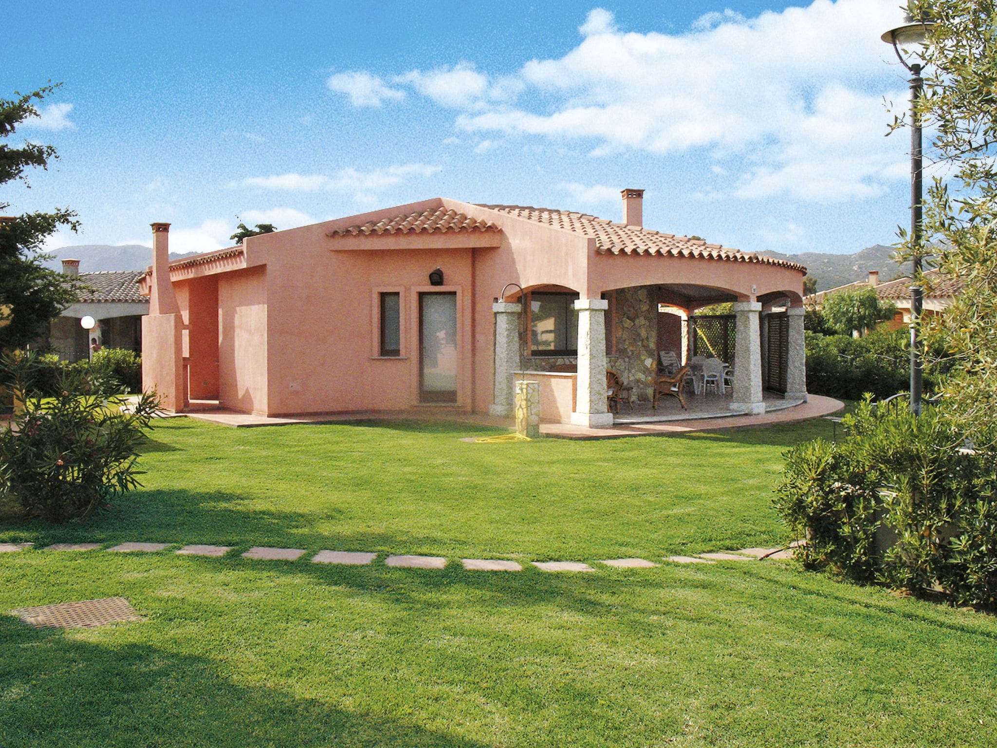 Villa Serpentara Costa Rei: Stunning 3-Bedroom Resort Villa with Garden Terrace and Fireplace Near Costa Rei Beach Sardinia