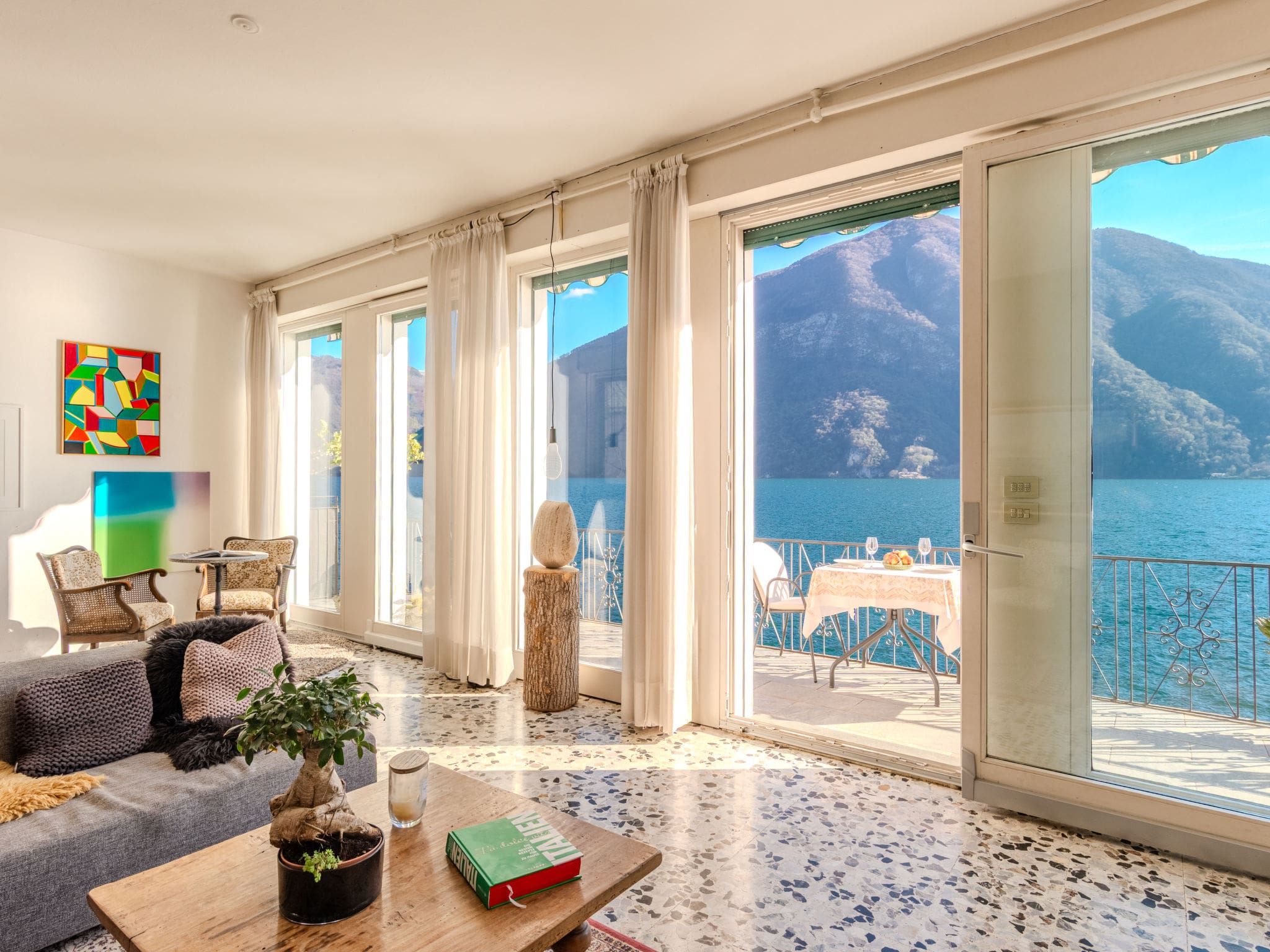 Villa Silvano Valsolda: Stunning 3-Bedroom Lakeside Villa with Mountain Views and Private Garden in Como Lake Region