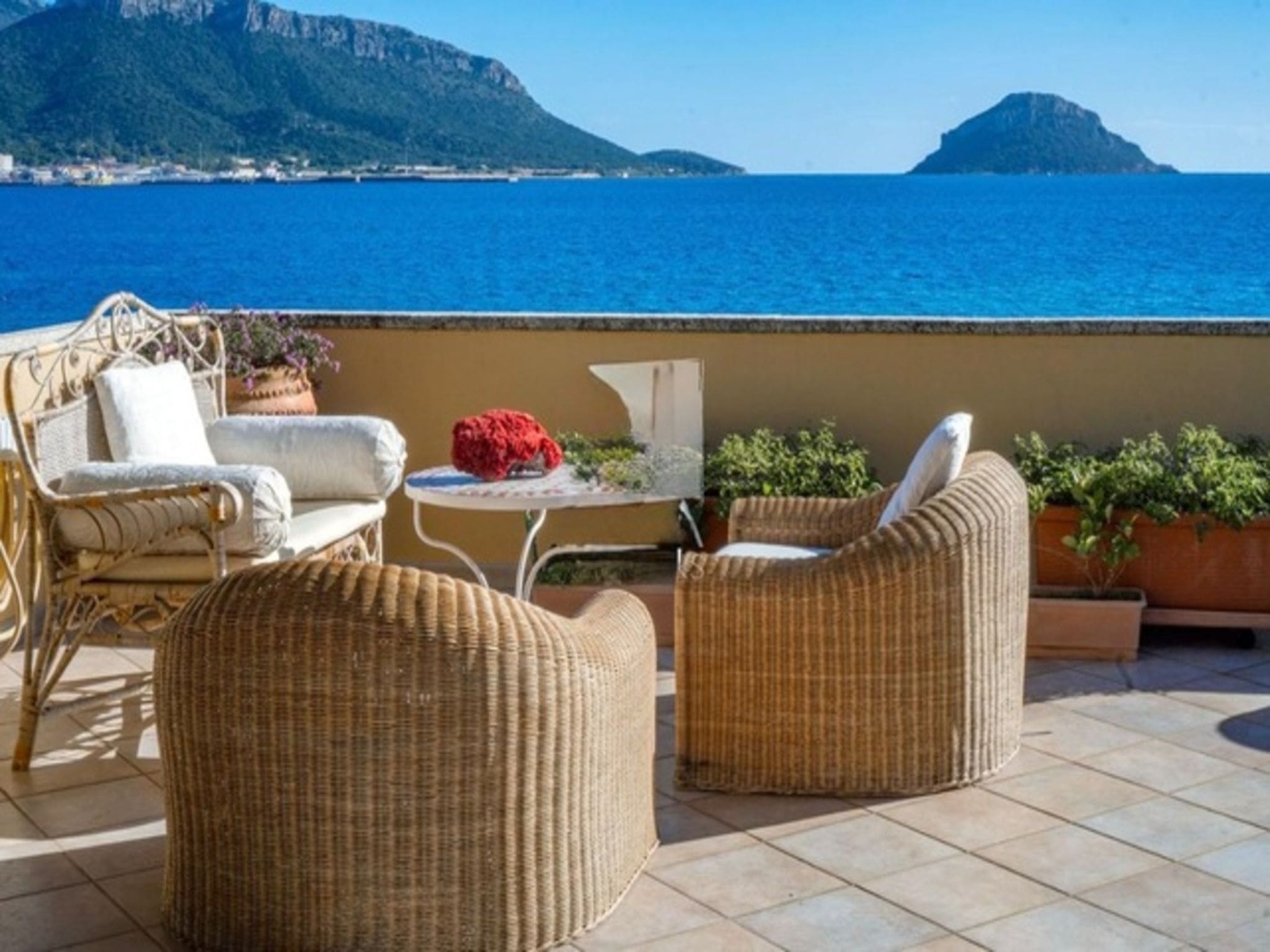 Villa Tavolara Golfo: Stunning 3-Bedroom Apartment with Sea Views and Pool Access in Sardinia Resort