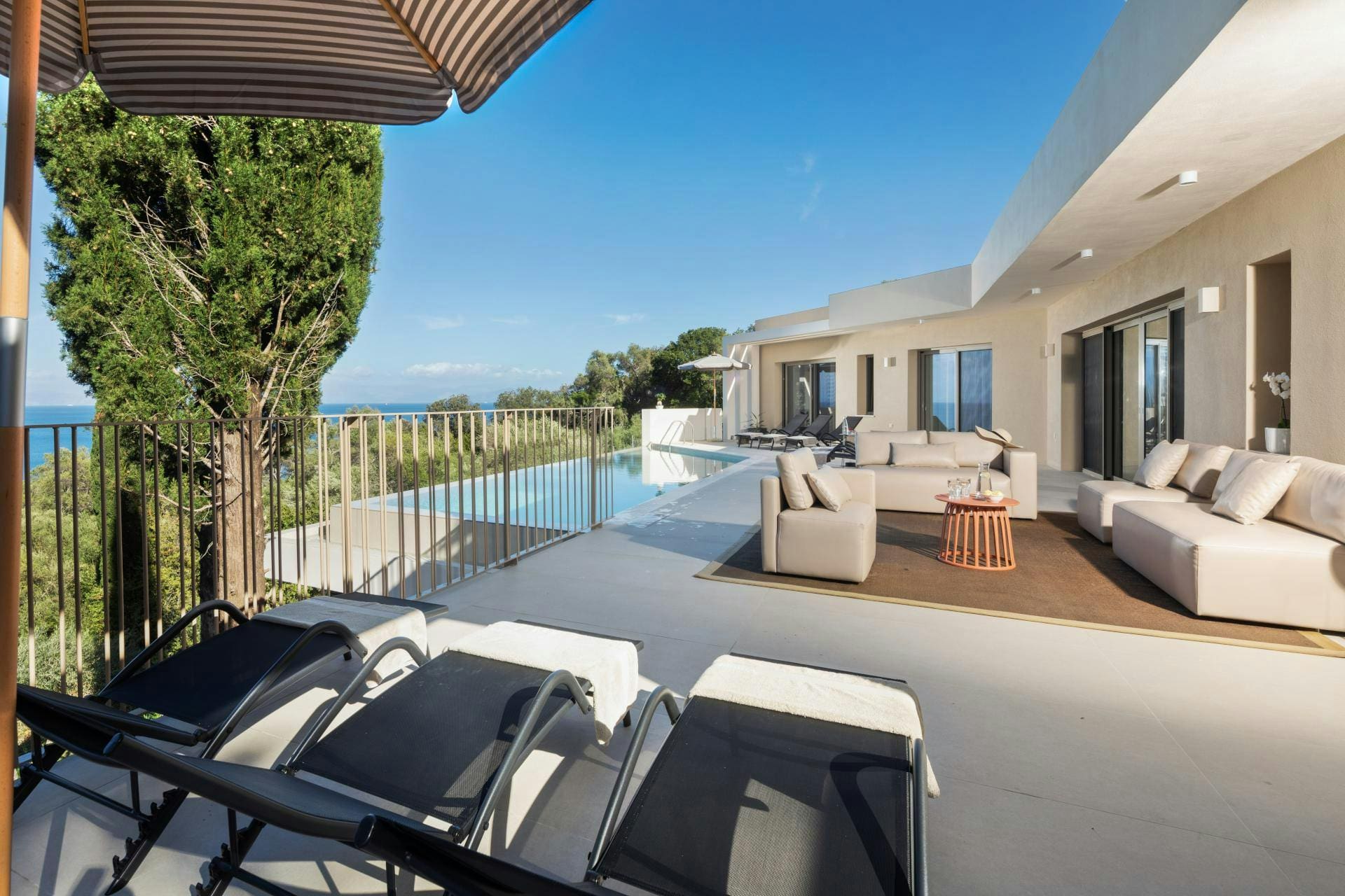 Villa Thalassa Oros: 4-Bedroom Luxury Villa Rental Corfu with Infinity Pool and Sea Views