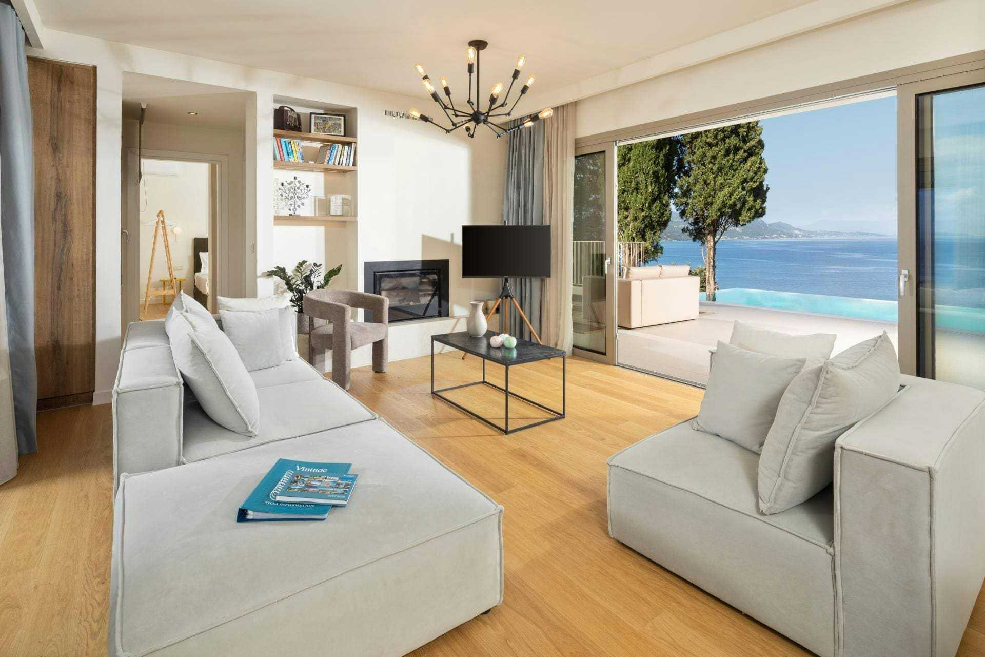Villa Thalassa Oros: 4-Bedroom Luxury Villa Rental Corfu with Infinity Pool and Sea Views