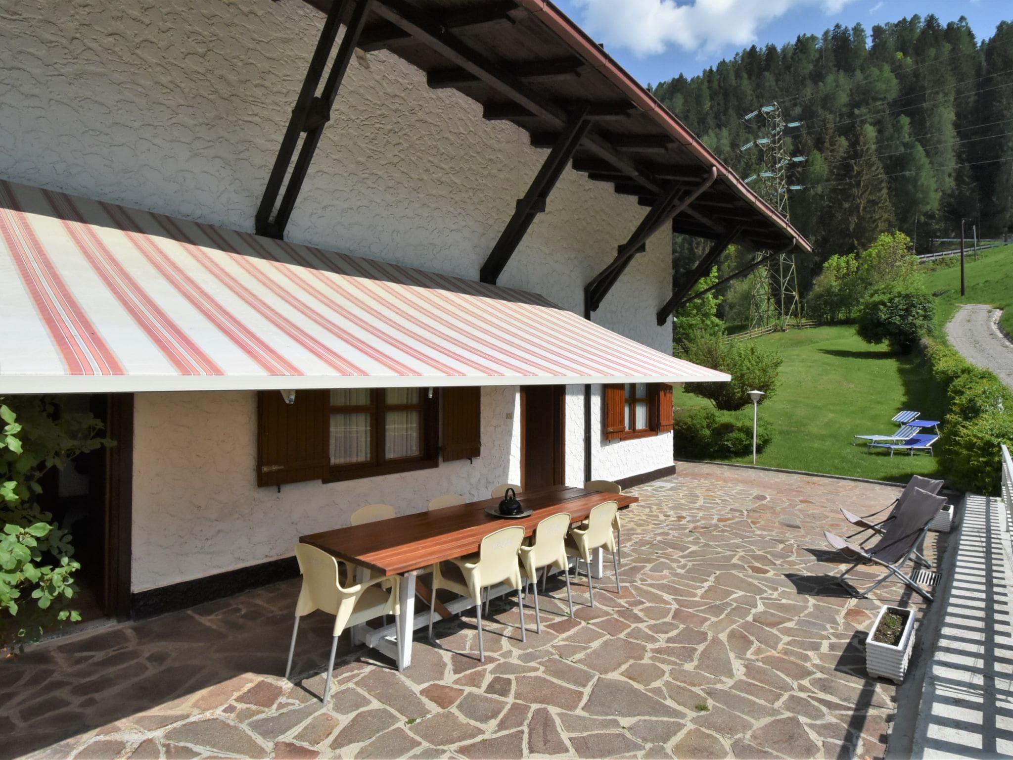 Villa Tonale Pellizzano: Spacious 4-Bedroom Mountain Villa with Garden Views and Alpine Access in Italian Dolomites