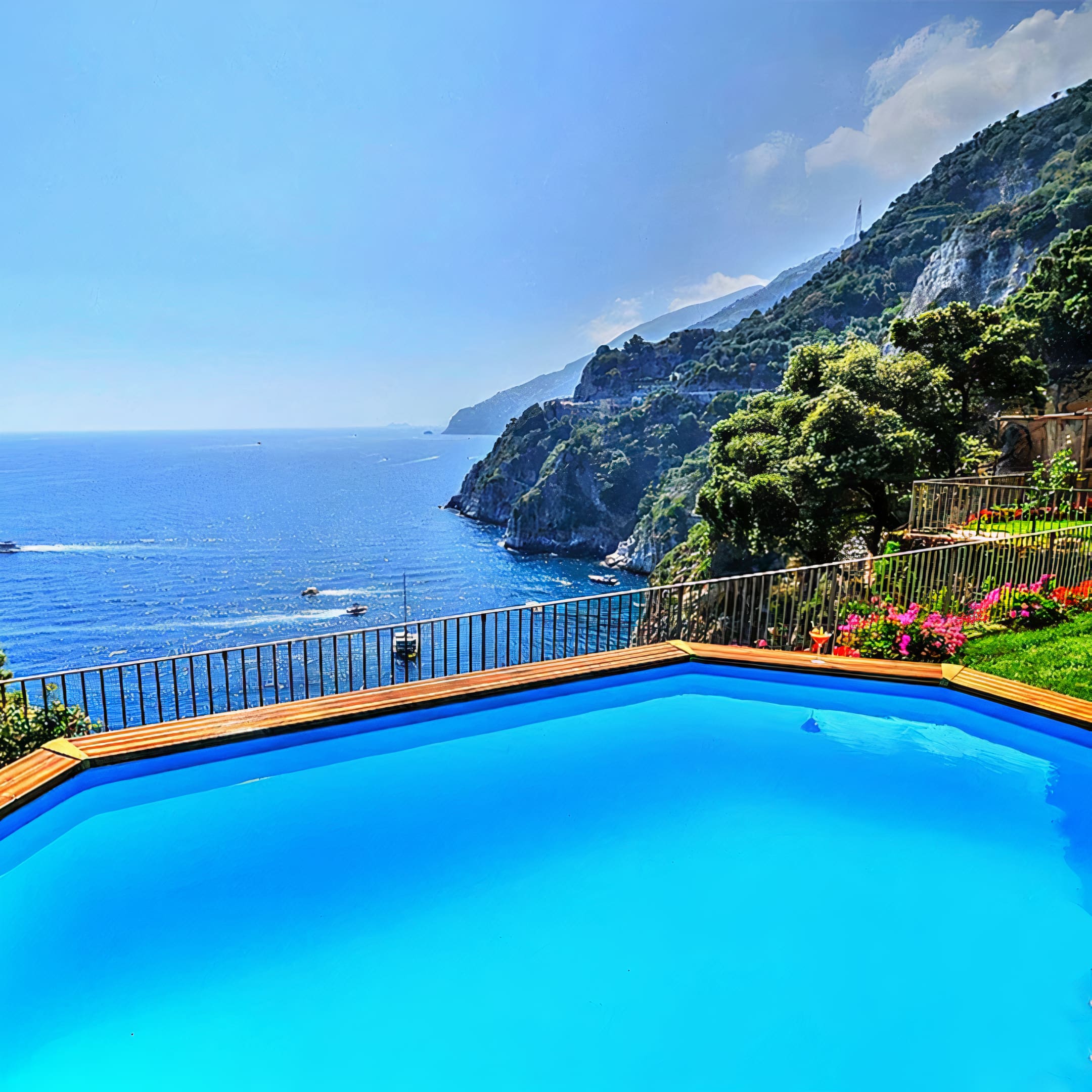 Villa Tramonto Conca: Luxury 5-Bedroom Villa with Sea Views and Pool, Amalfi Coast