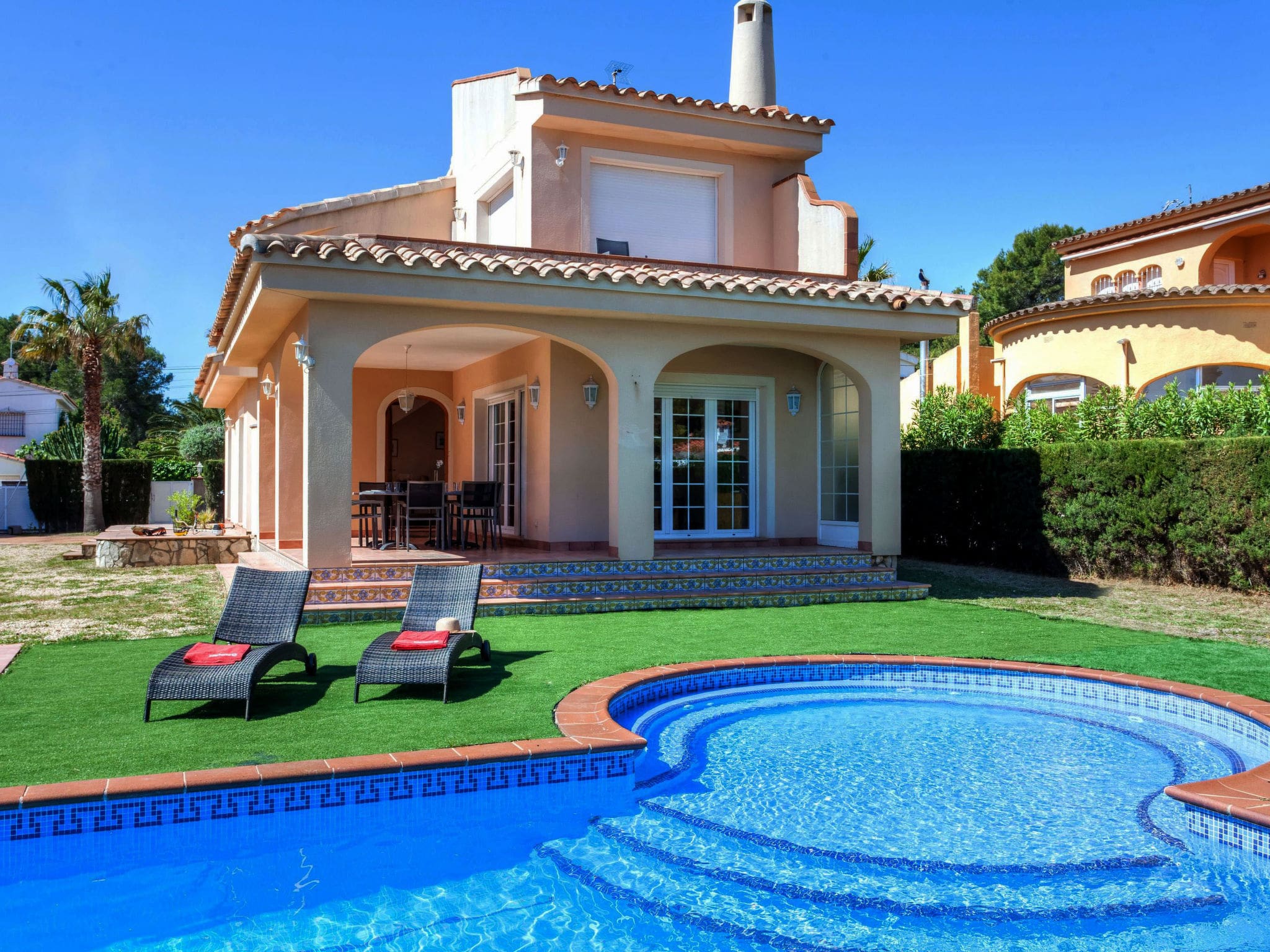 Villa Tramuntana Ametlla: Modern 3-Bedroom Spanish Villa with Private Pool and Sea Views near Mediterranean Coast