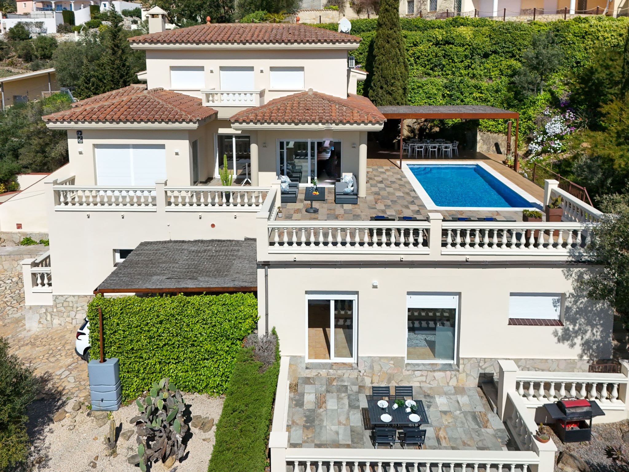 Villa Tramuntana Palau: Stunning 5-Bedroom Mediterranean Villa with Private Pool and Panoramic Sea Views in Costa Brava Spain