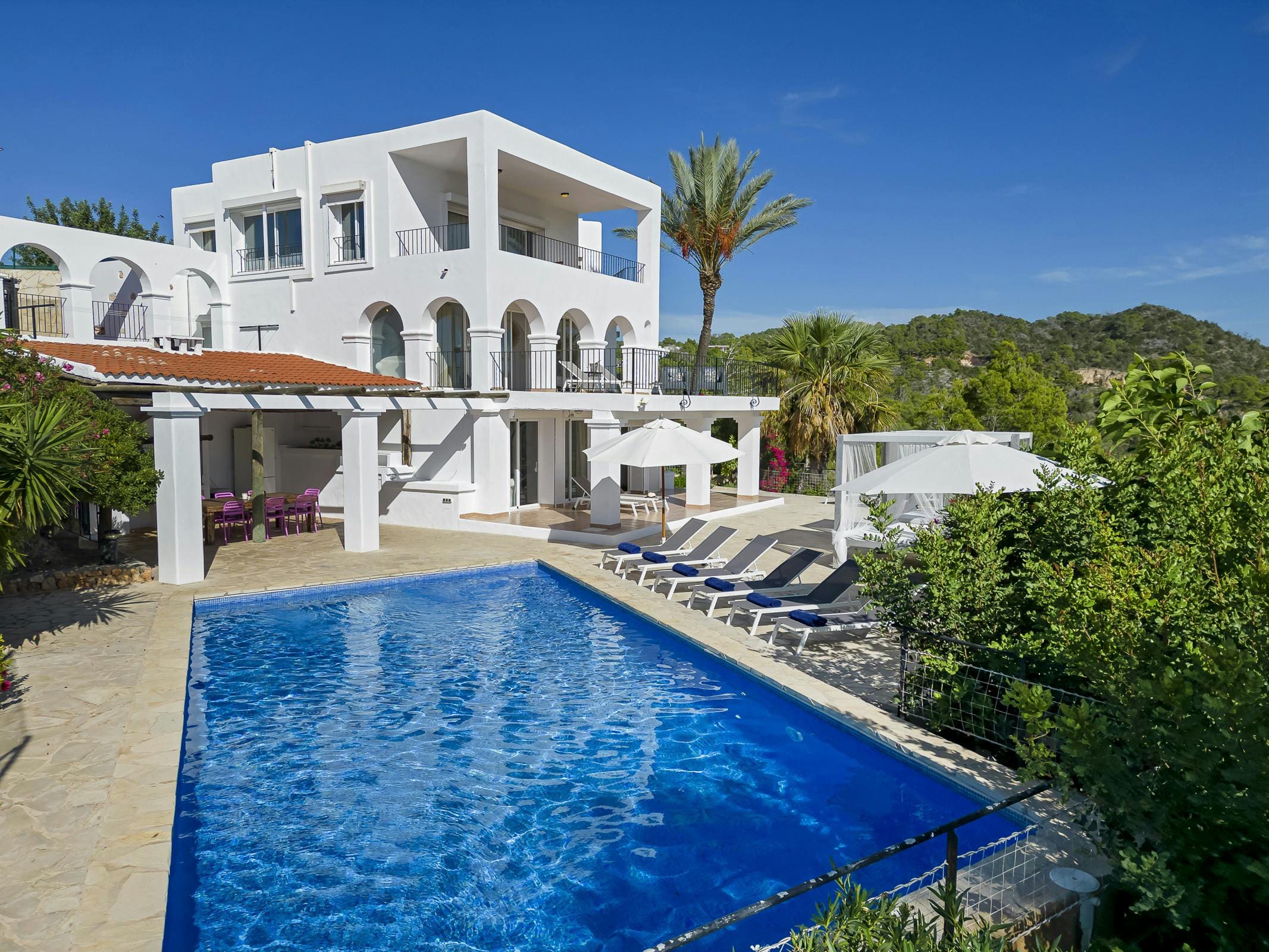 Villa Tramuntana Sant Antoni: 6-Bedroom Luxury Villa with Seaview and Pool, Sant Antoni de Portmany