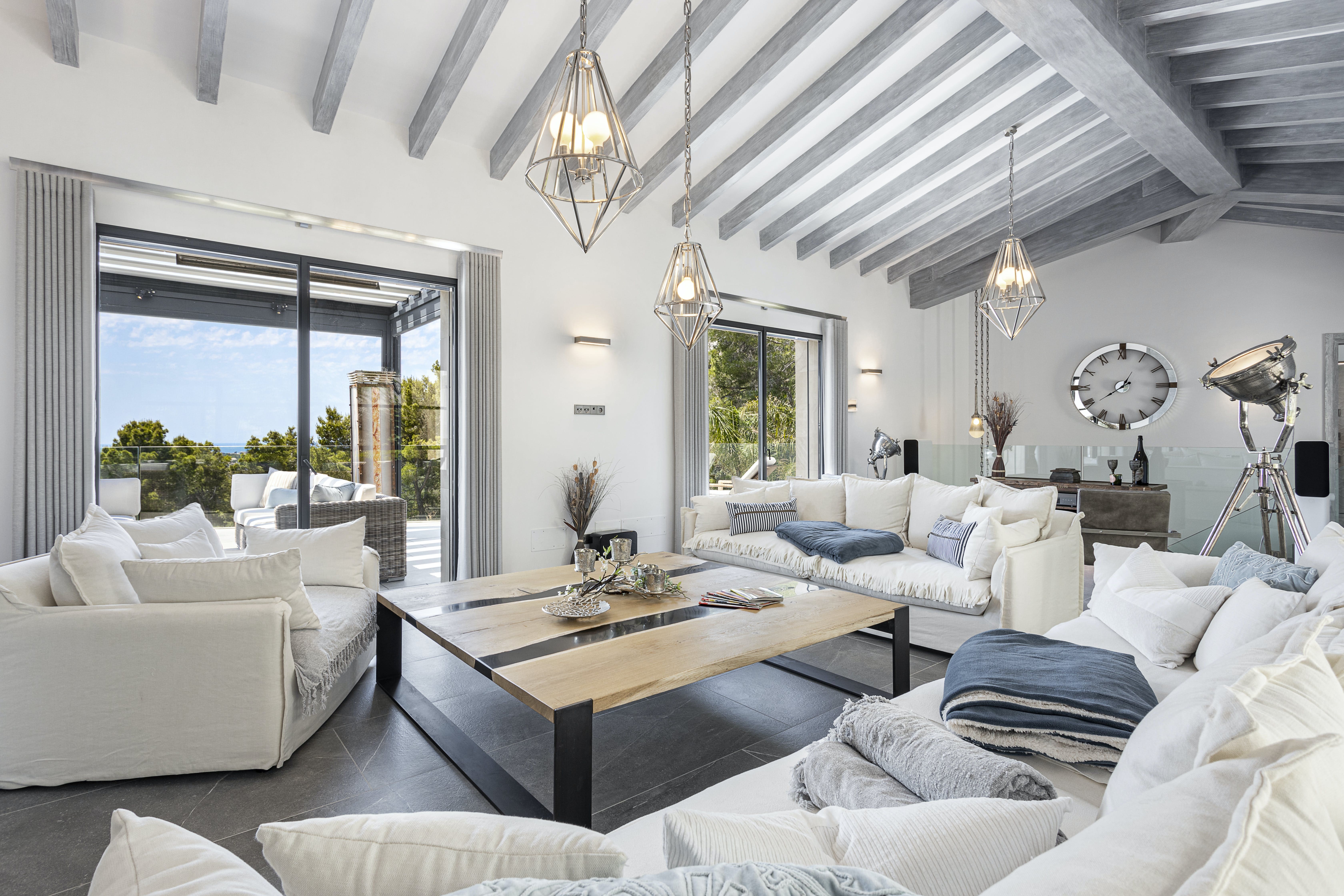 Villa Tramuntana Santa Ponsa Santa Ponsa: 5-Bedroom Luxury Villa with Sauna and Sea Views, Santa Ponsa