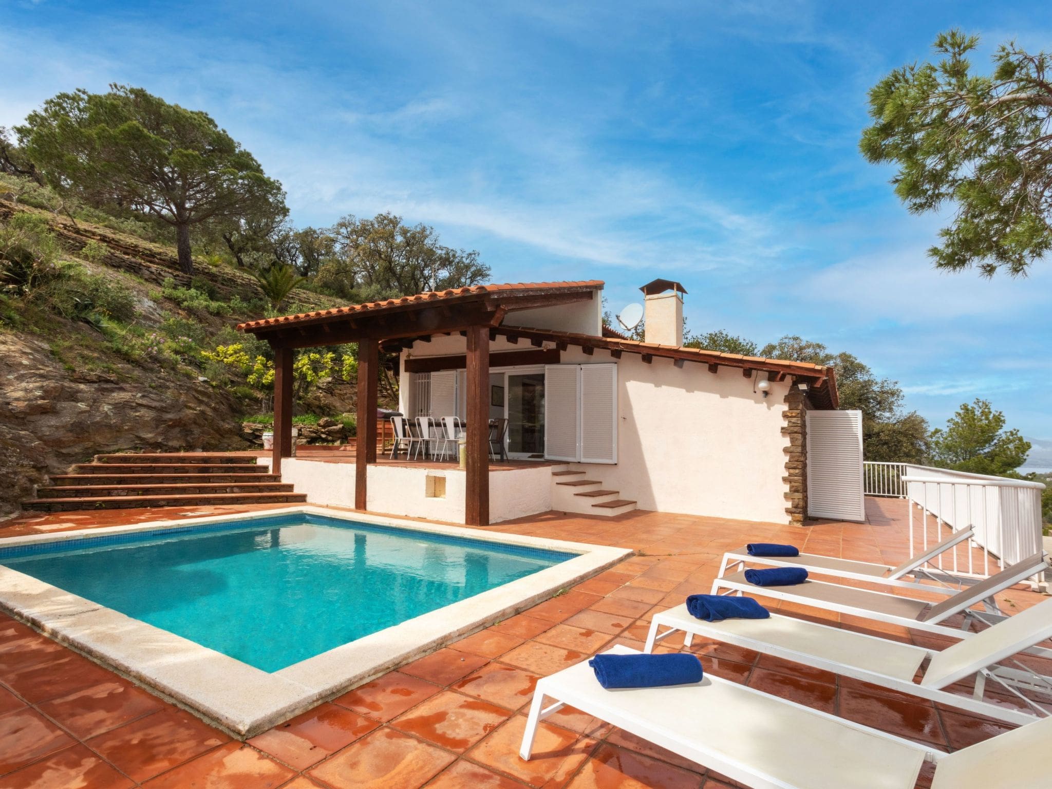 Villa Tramuntana Selva: Spectacular 4-Bedroom Mediterranean Villa with Private Pool and Panoramic Sea Views in Costa Brava Spain