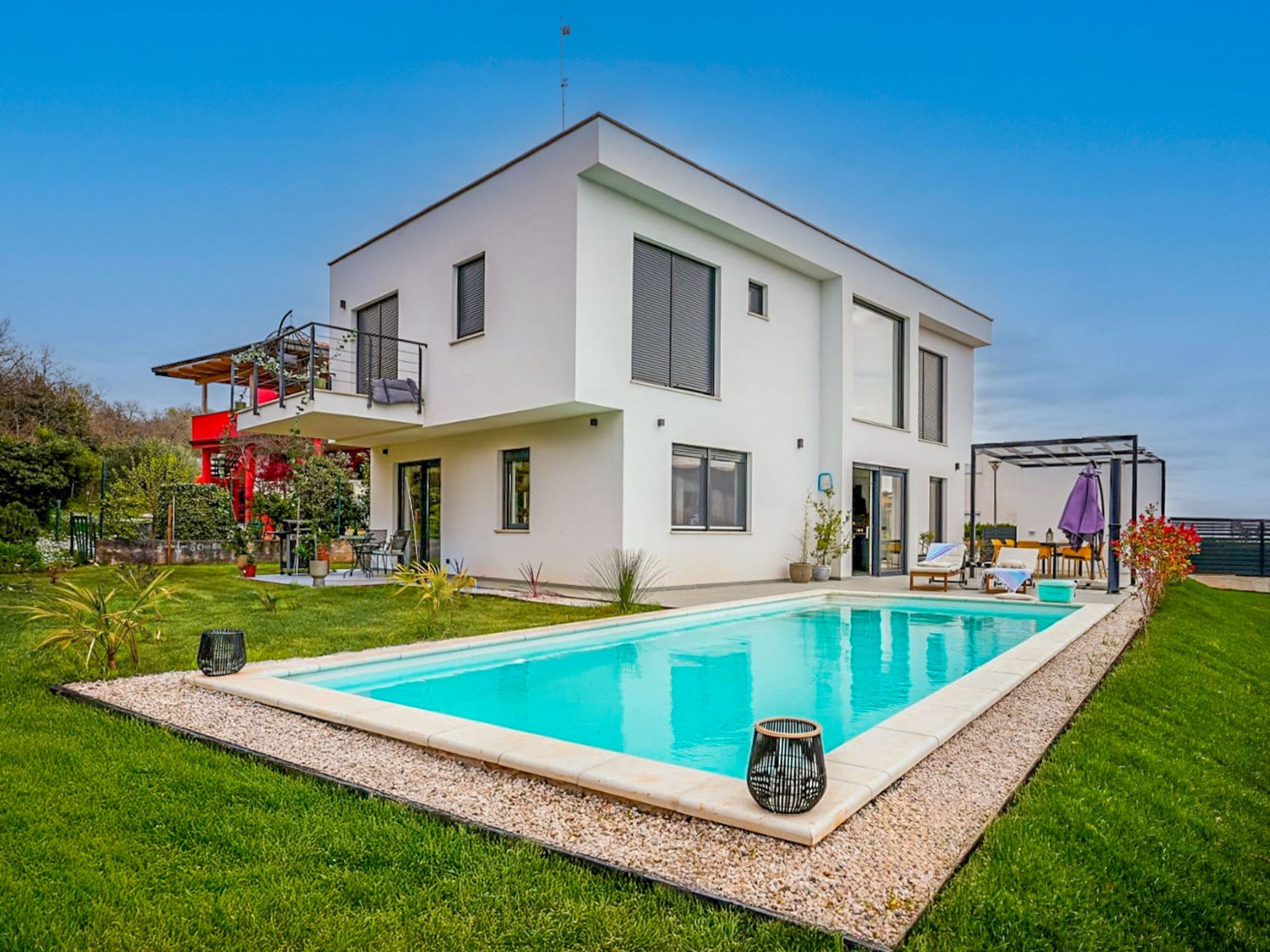 Villa Valica Umag: Modern 3-Bedroom Villa with Private Pool and Outdoor Entertainment in Croatian Istria