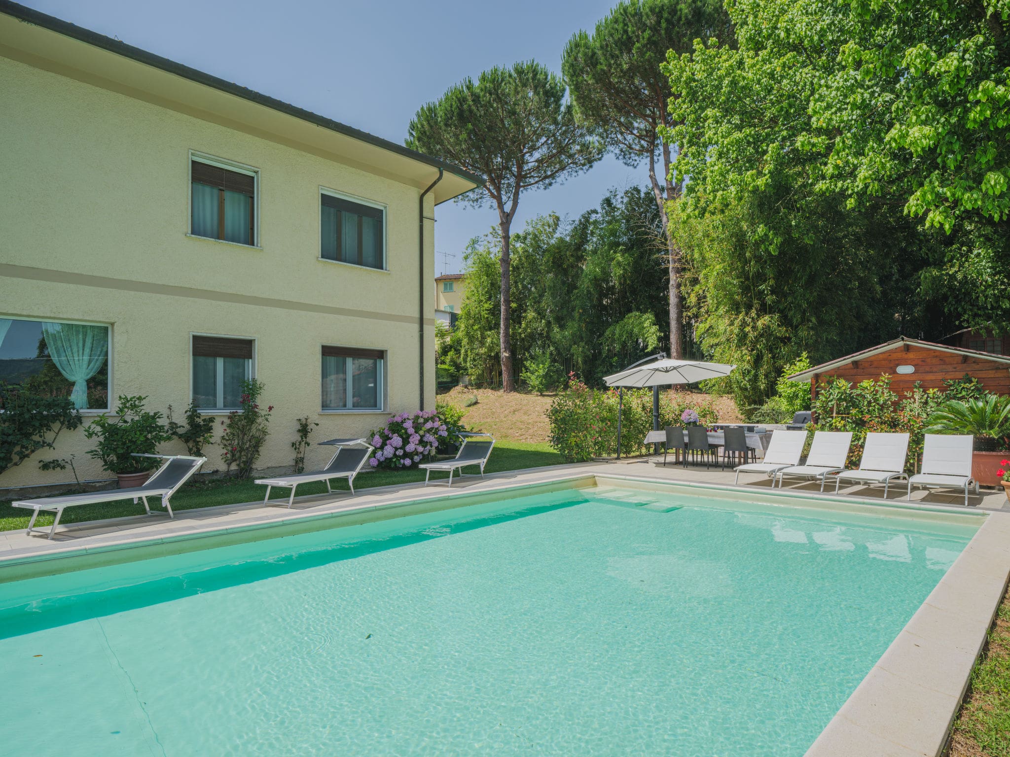 Villa Versilia Camaiore: Spacious 6-Bedroom Family Villa with Private Pool Near Tuscan Coast