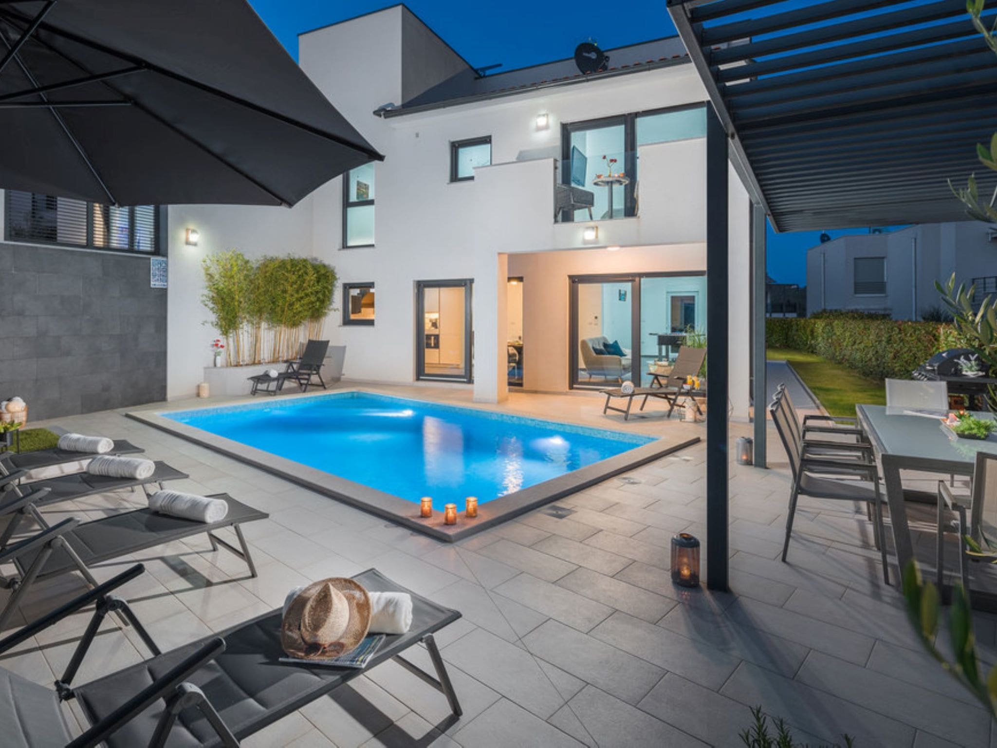 Villa Vižula Medulin: Stunning 4-Bedroom Modern Villa with Private Pool and Sea Views in Istria Croatia