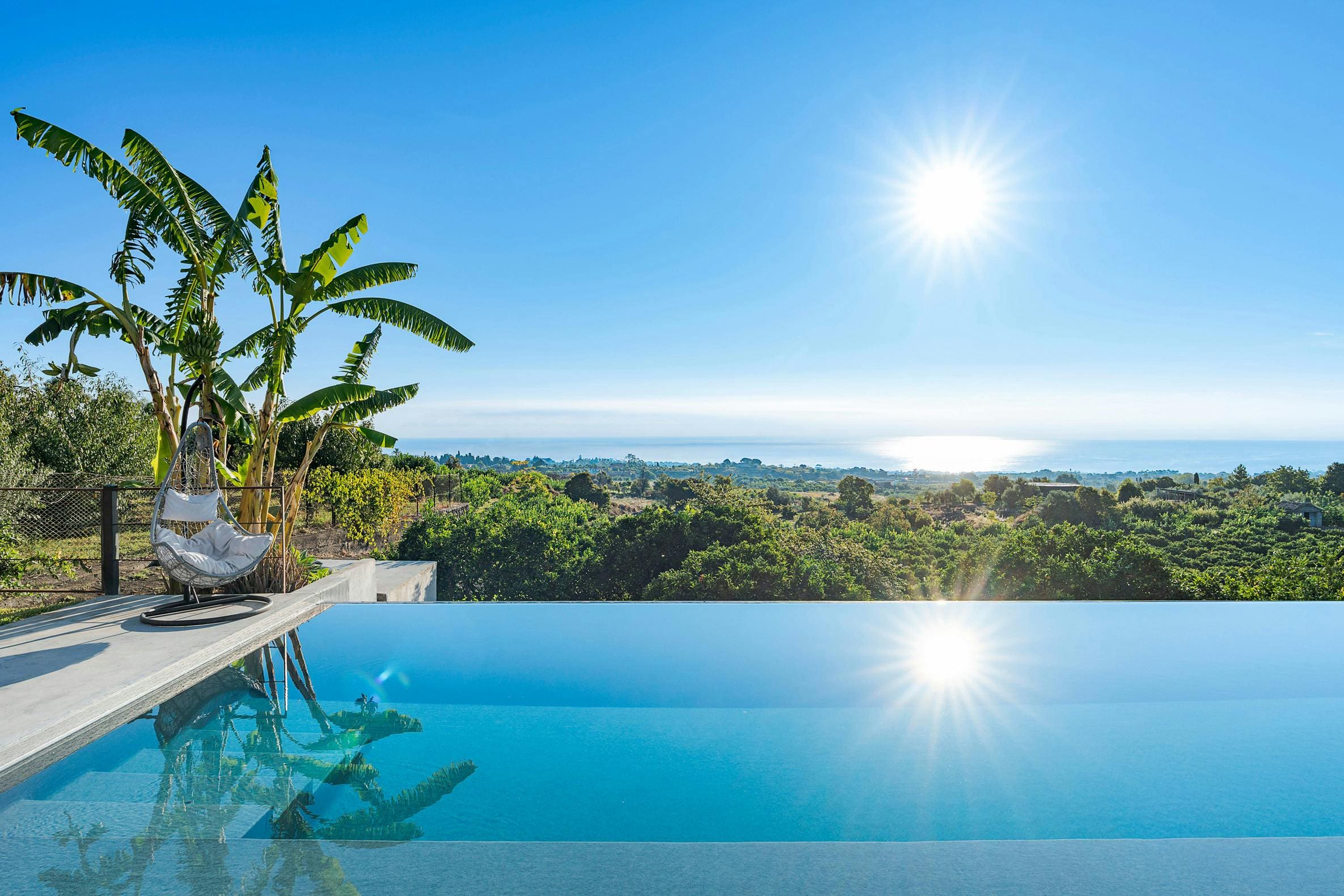 Villa Zafferano Etna: Luxury 4-Bedroom Villa with Infinity Pool and Sea Views, Etna