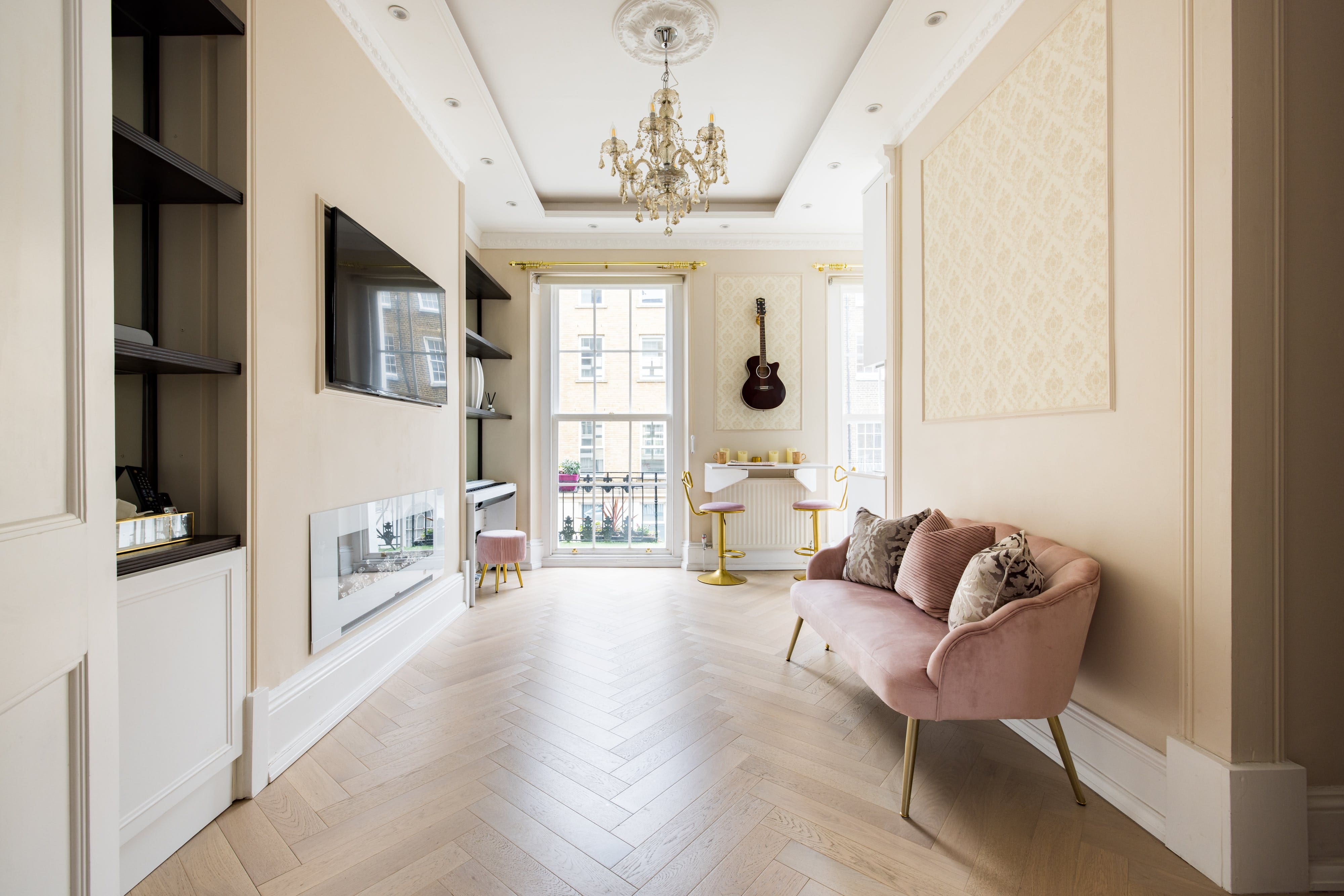 House Helm Portman Marylebone: Luxury 1-Bedroom Apartment with Air Conditioning in Marylebone, London