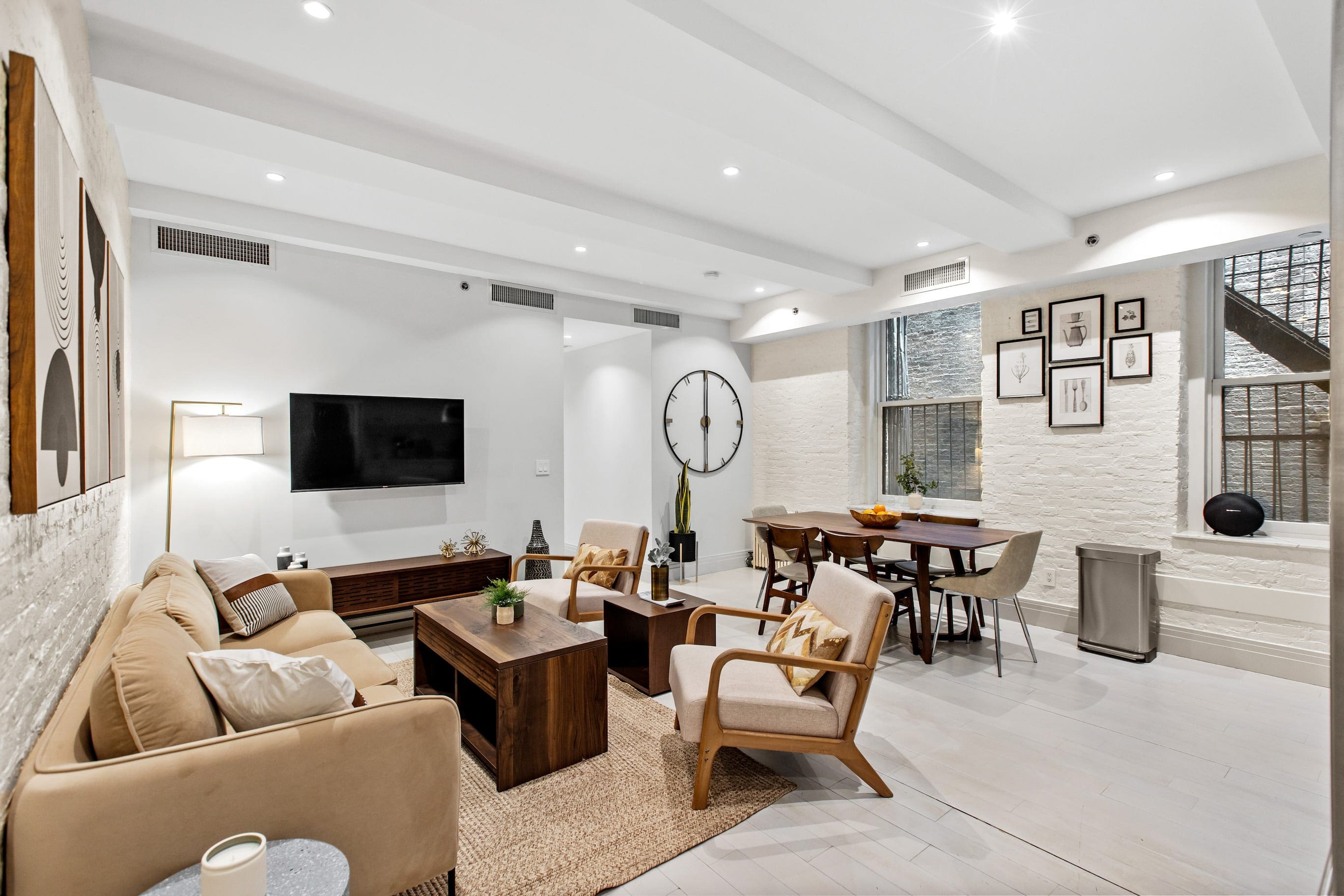 Villa Carmesí Stuyvesant Union Square & Flatiron: Stylish 3-Bedroom Apartment with Air Conditioning in Union Square