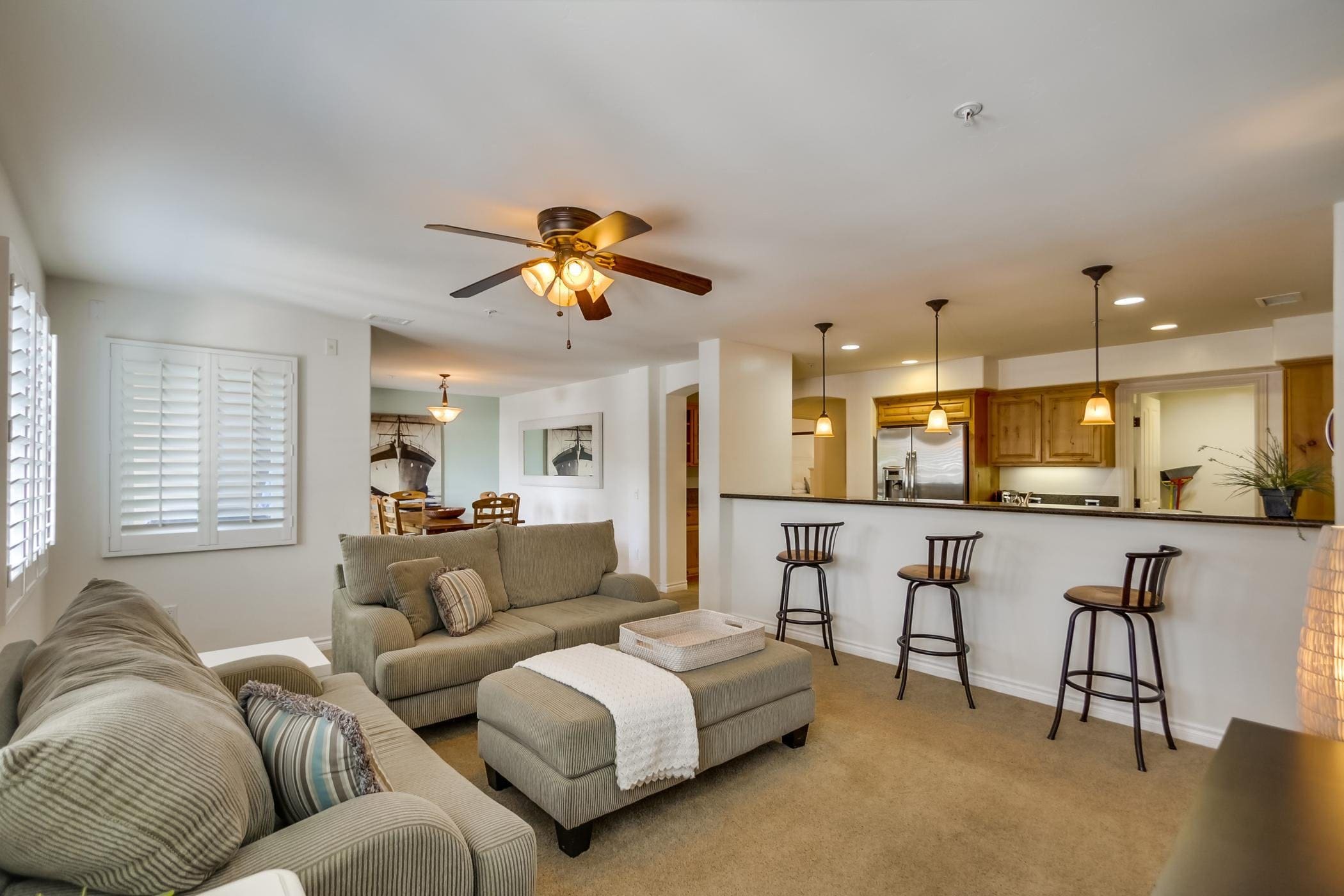 Apartment La Jolla Mission: Luxury 3-Bedroom Apartment with Sea Views and Air Conditioning, Mission Beach