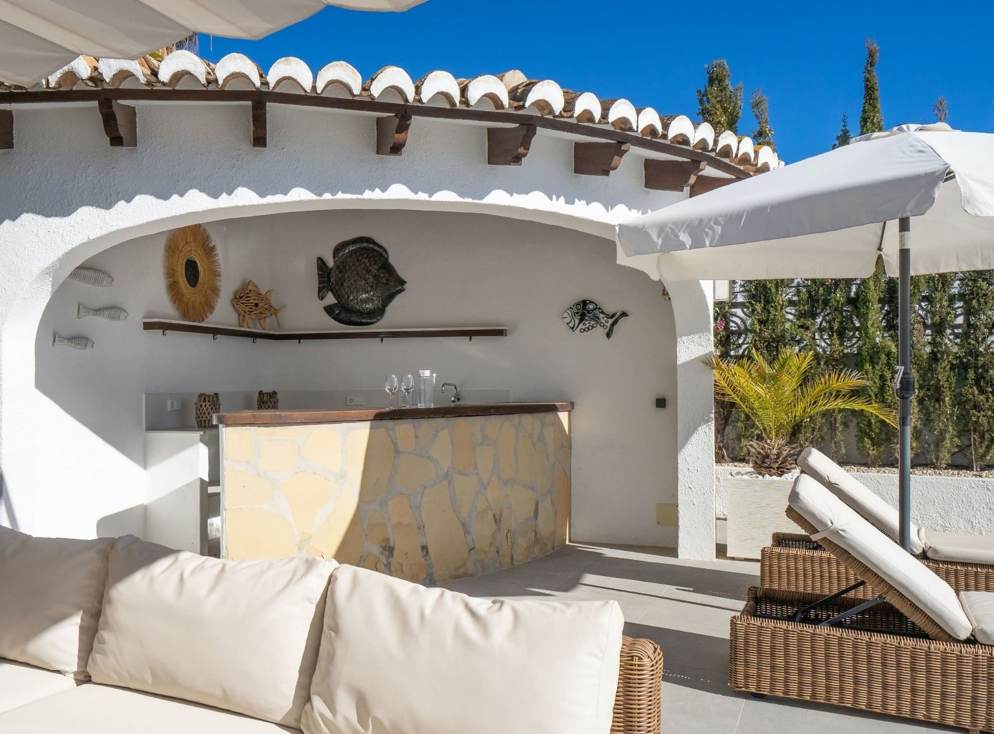 Casa Alcanal Moraira Moraira: Spacious 4-Bedroom Apartment with Private Pool and Sea Views, Moraira