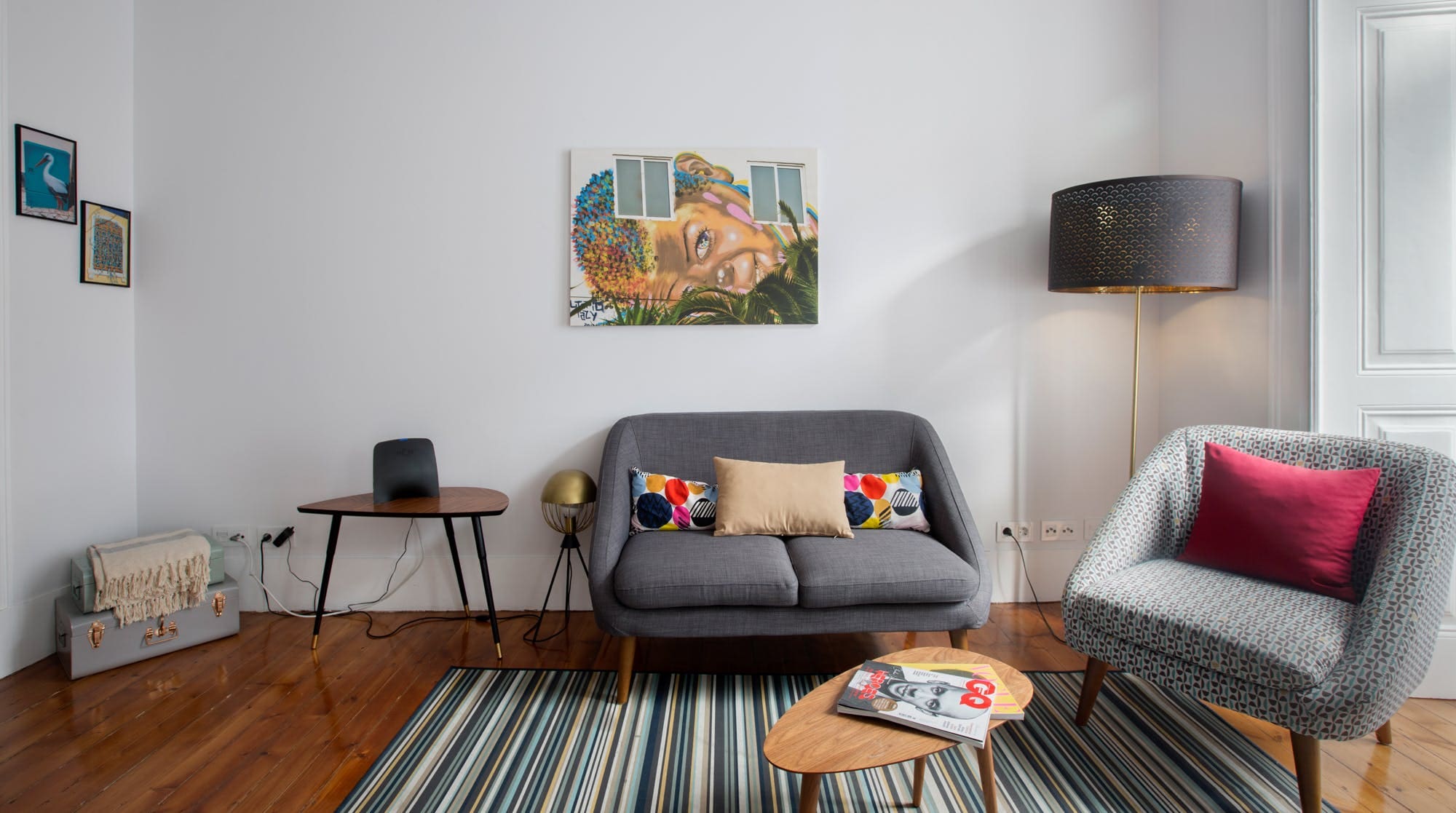 Casa Chão Saldanha: Spacious 3-Bedroom Apartment with Sea Views and Air-Con, Saldanha Lisbon