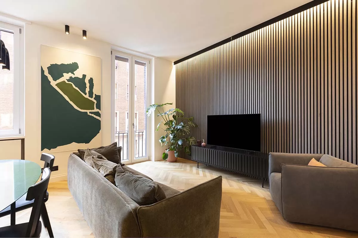 Villa Ceruleo Giudecca Campo de’ Fiori: Charming 2-Bedroom Apartment Rental with Air-Con in Campo de’ Fiori, Rome