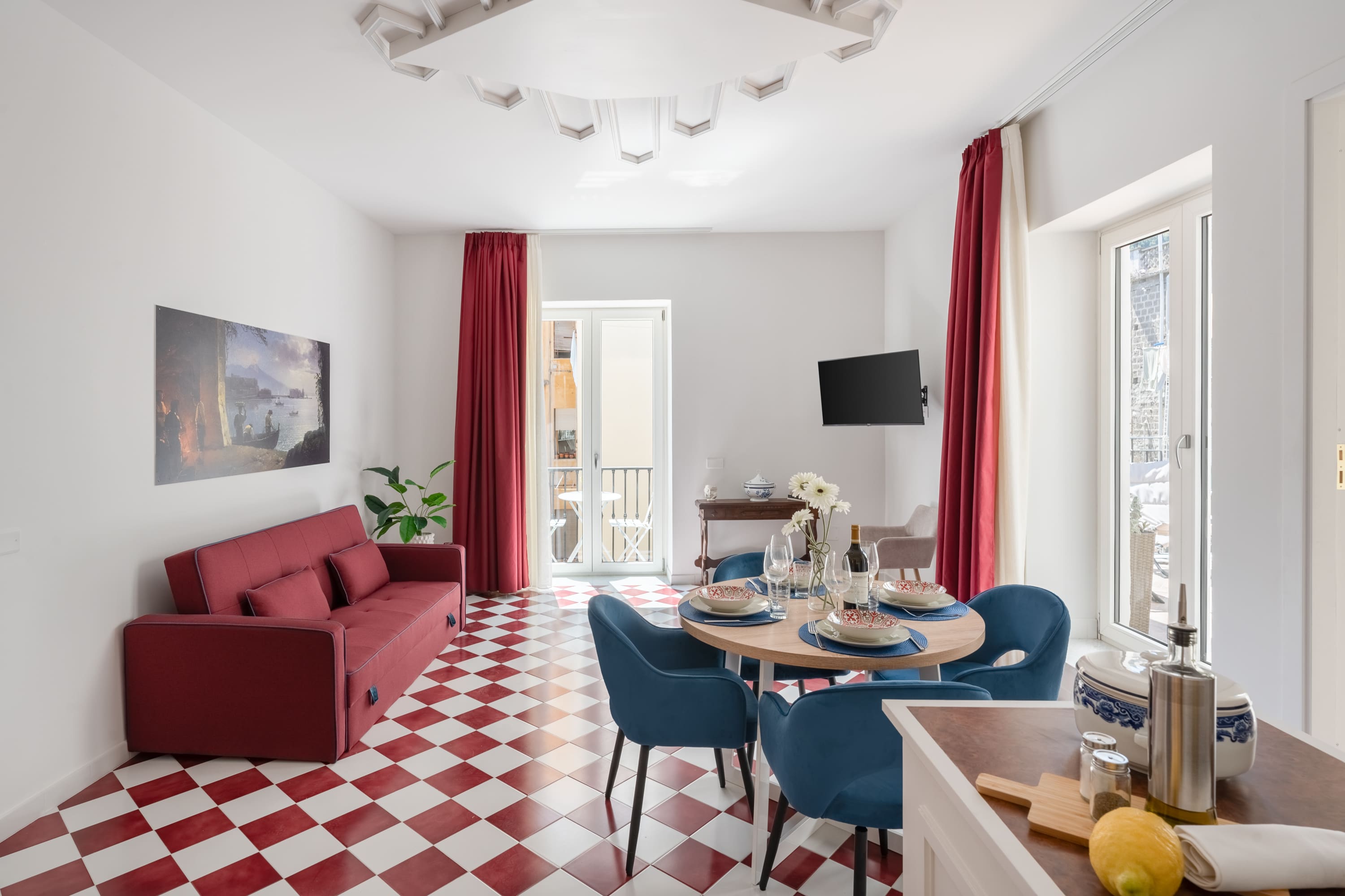 Casa Limoneto Sorrento: Charming 2-Bedroom Apartment with Sea View and Air-Con, Sorrento