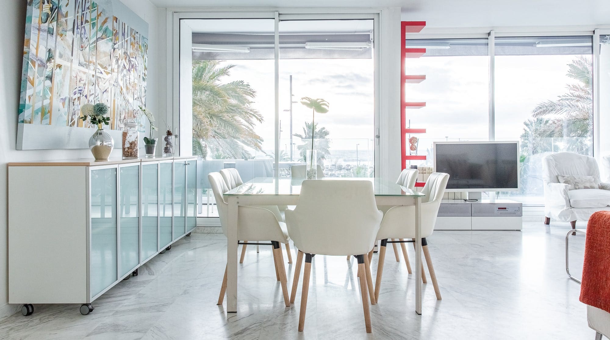 Casa Llevant DiagonalMar: Modern 3-Bedroom Apartment Rental with Seaview, Diagonal Mar, Barcelona