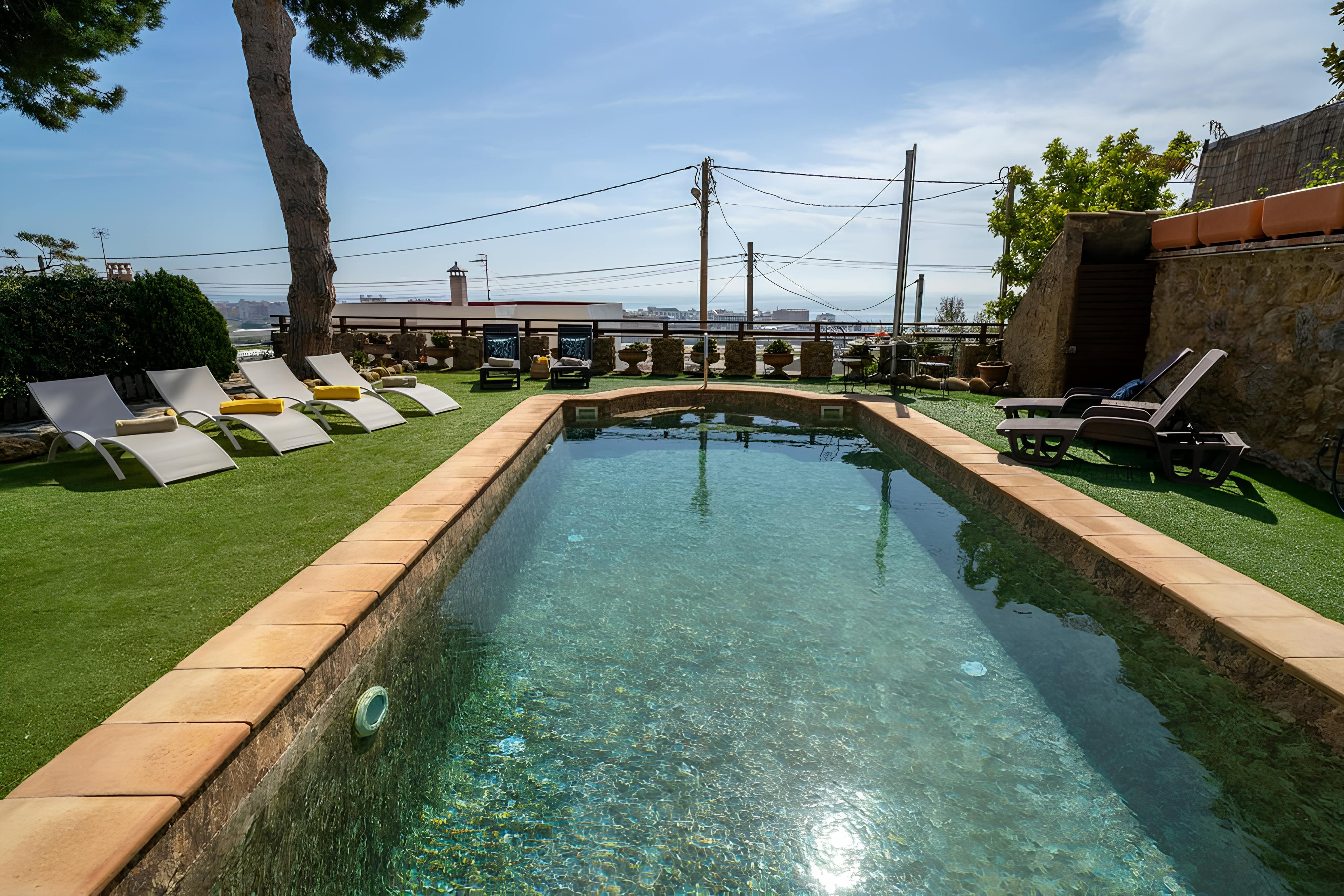 Villa Llevant Montjuïc Barcelona Spain: Luxury 4-Bedroom Apartment with Seaview and Pool, Barcelona