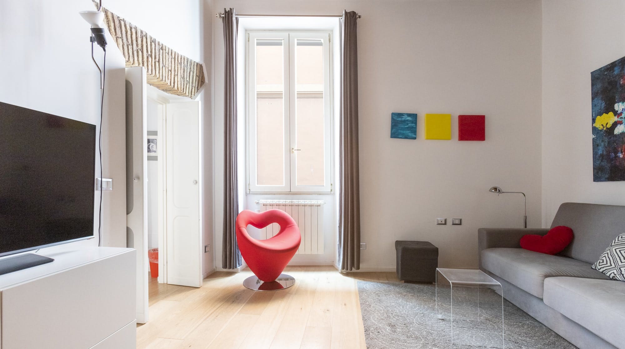 Villa Amaranto Ripetta Navona: Elegant 3-Bedroom Apartment Rental with Air Conditioning in Navona Rome
