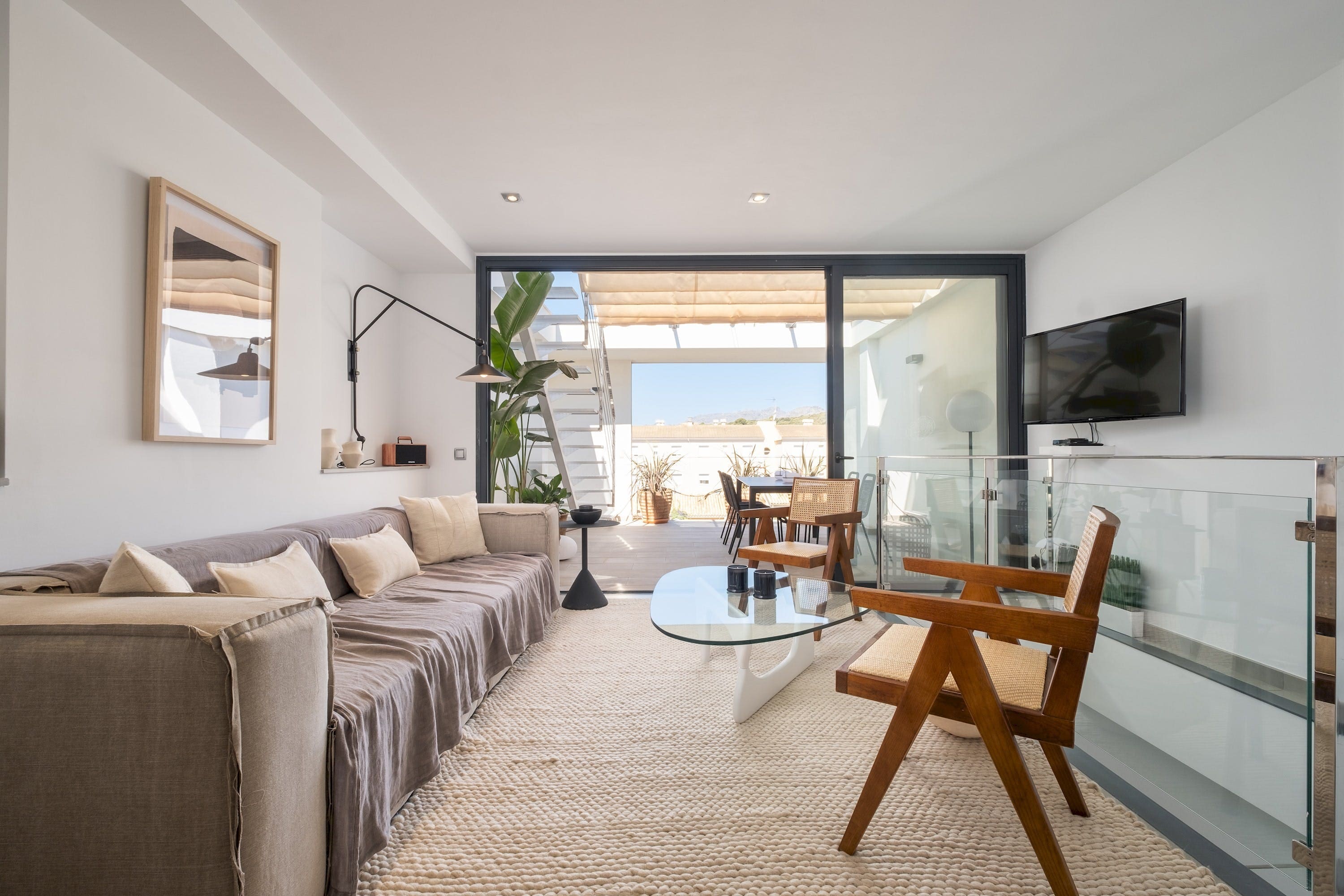 Villa Garbí Llenaire Pollença-840327: Chic 3-Bedroom Apartment with Rooftop Terrace and Pool, Pollença