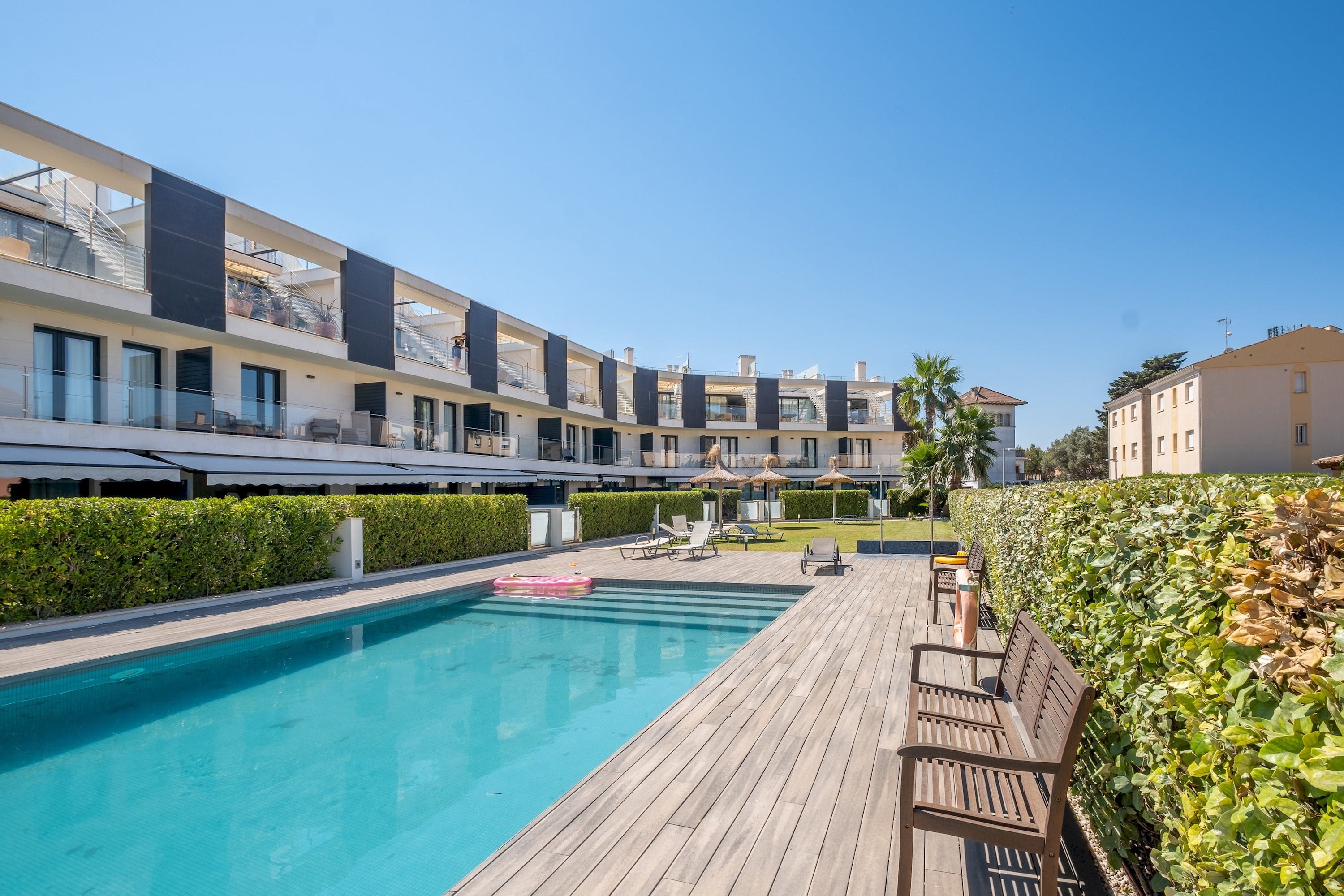 Villa Garbí Llenaire Pollença-840327: Chic 3-Bedroom Apartment with Rooftop Terrace and Pool, Pollença