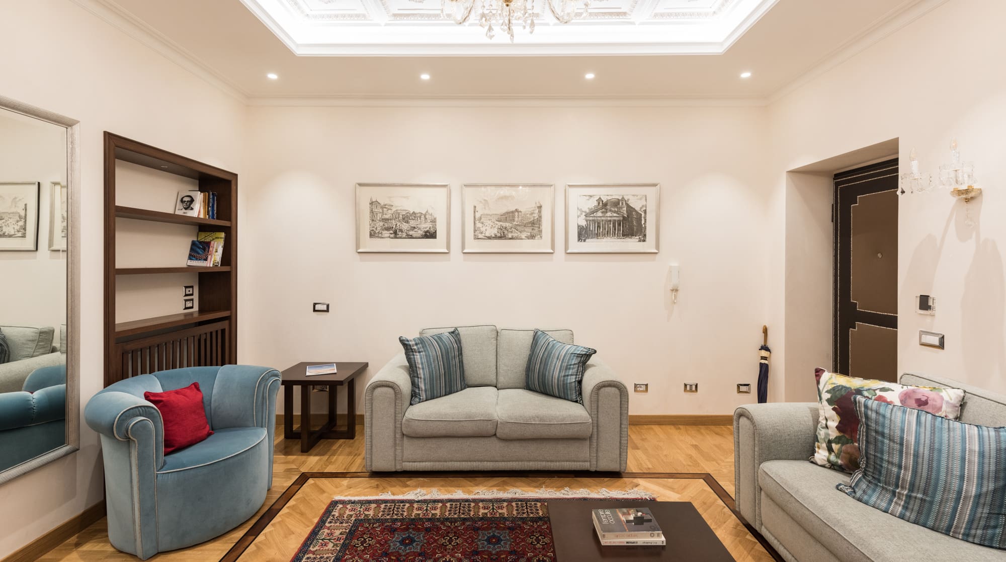 Villa Maestrale Sallustiano Pincio & Villa Borghese: Charming 2-Bedroom Apartment with Air Conditioning in Pincio & Villa Borghese, Rome