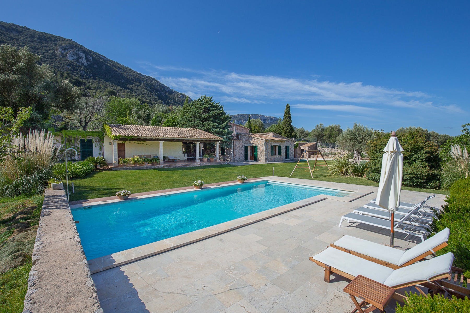 Casa Rafal Valldemossa: Spacious 4-Bedroom Apartment Rental with Sea View and Pool, Valldemossa