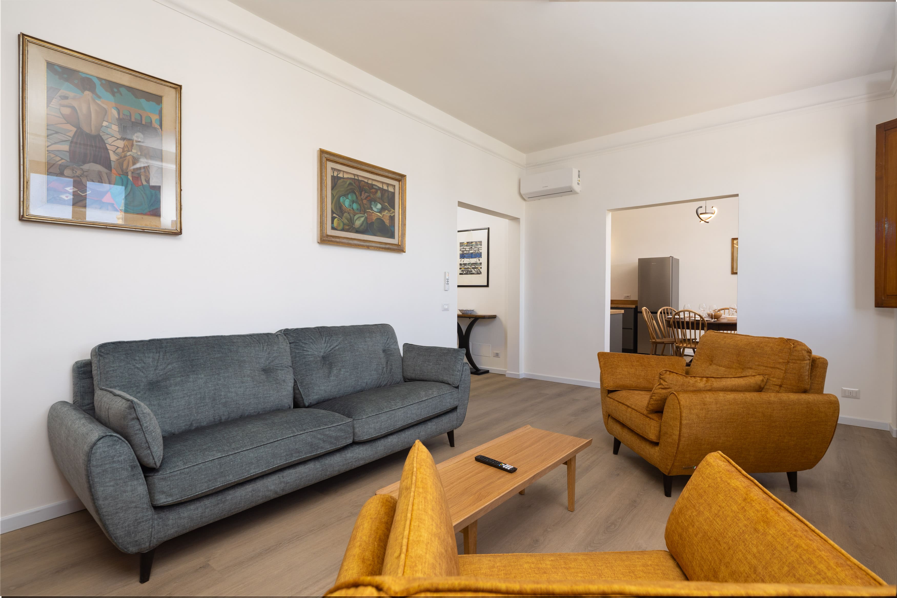 Villa Levante Fiesole Piazzale Michelangelo: Charming 3-Bedroom Apartment with Balcony and Air-Con, Piazzale Michelangelo