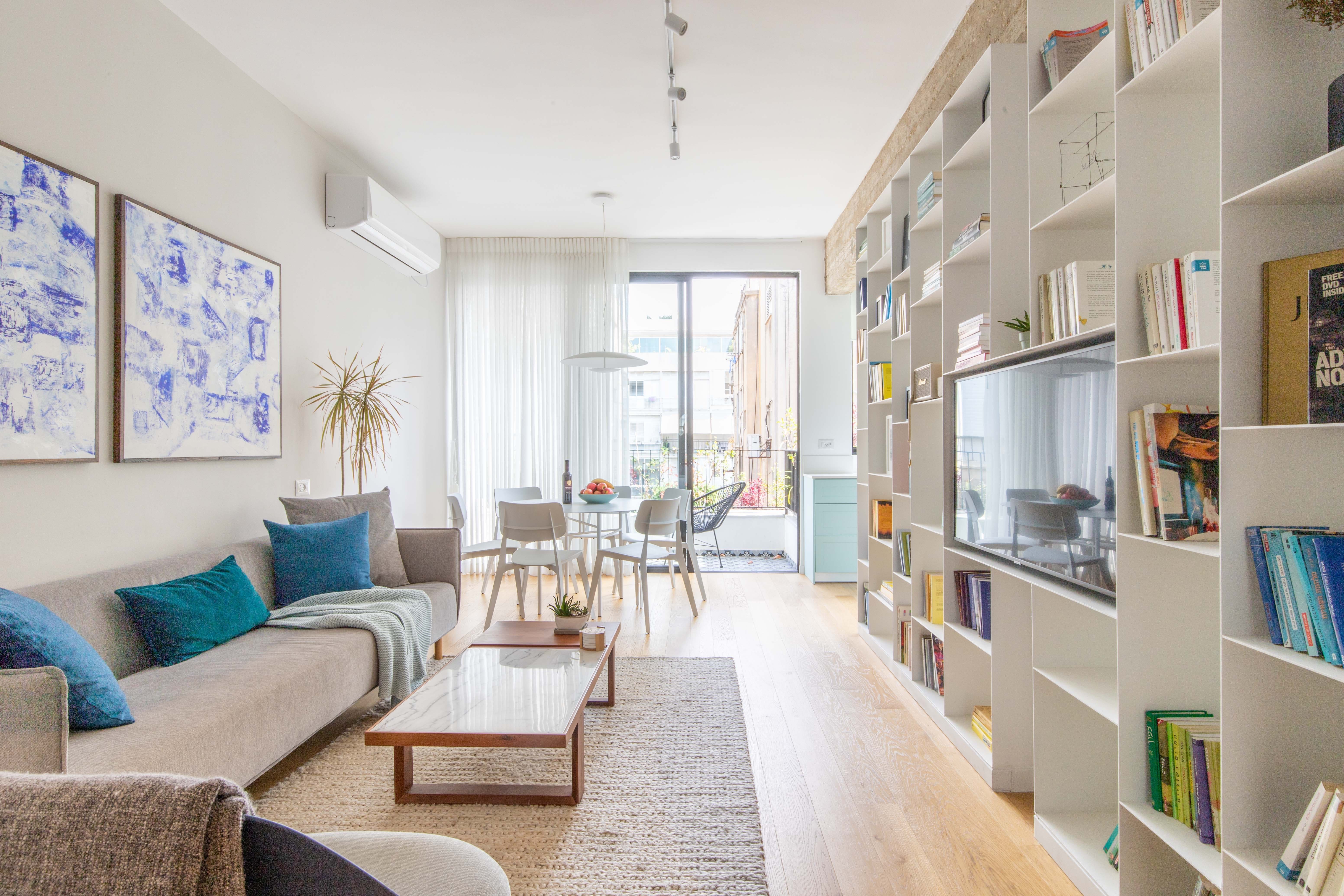 Casa Tirtsah Tel Aviv: Spacious 3-Bedroom Apartment Rental with Sea Views, Old North Tel Aviv