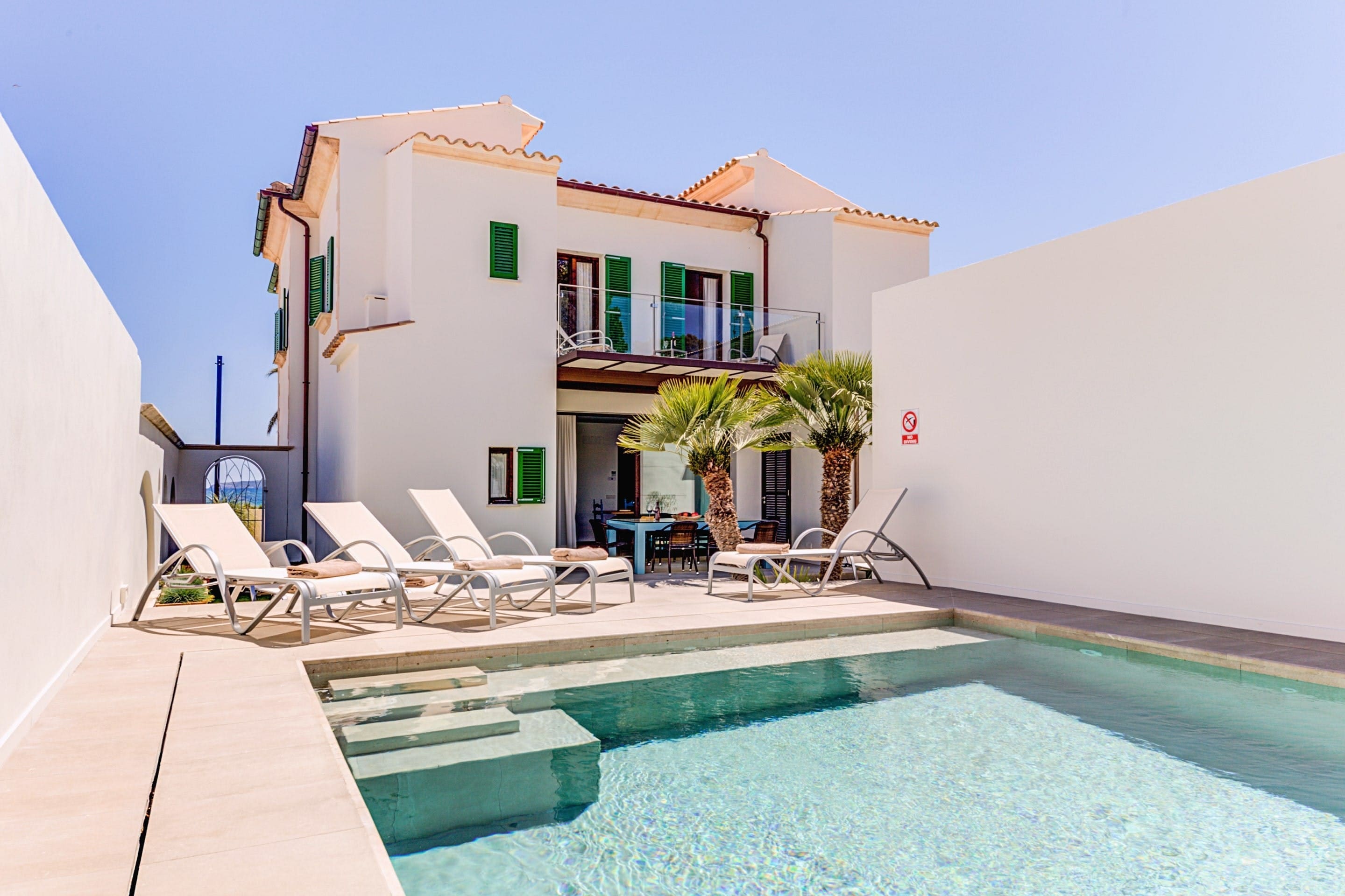 Villa Esmeralda Cala Murta Pollença: Spacious 5-Bedroom Apartment with Seaview and Pool, Pollença