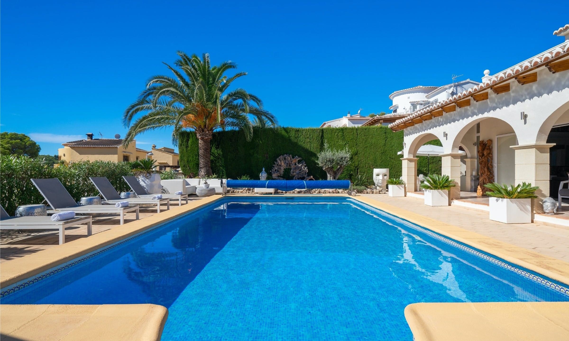 Casa Xaló Moraira: Spacious 4-Bedroom Apartment Rental with Sea Views and Pool, Moraira