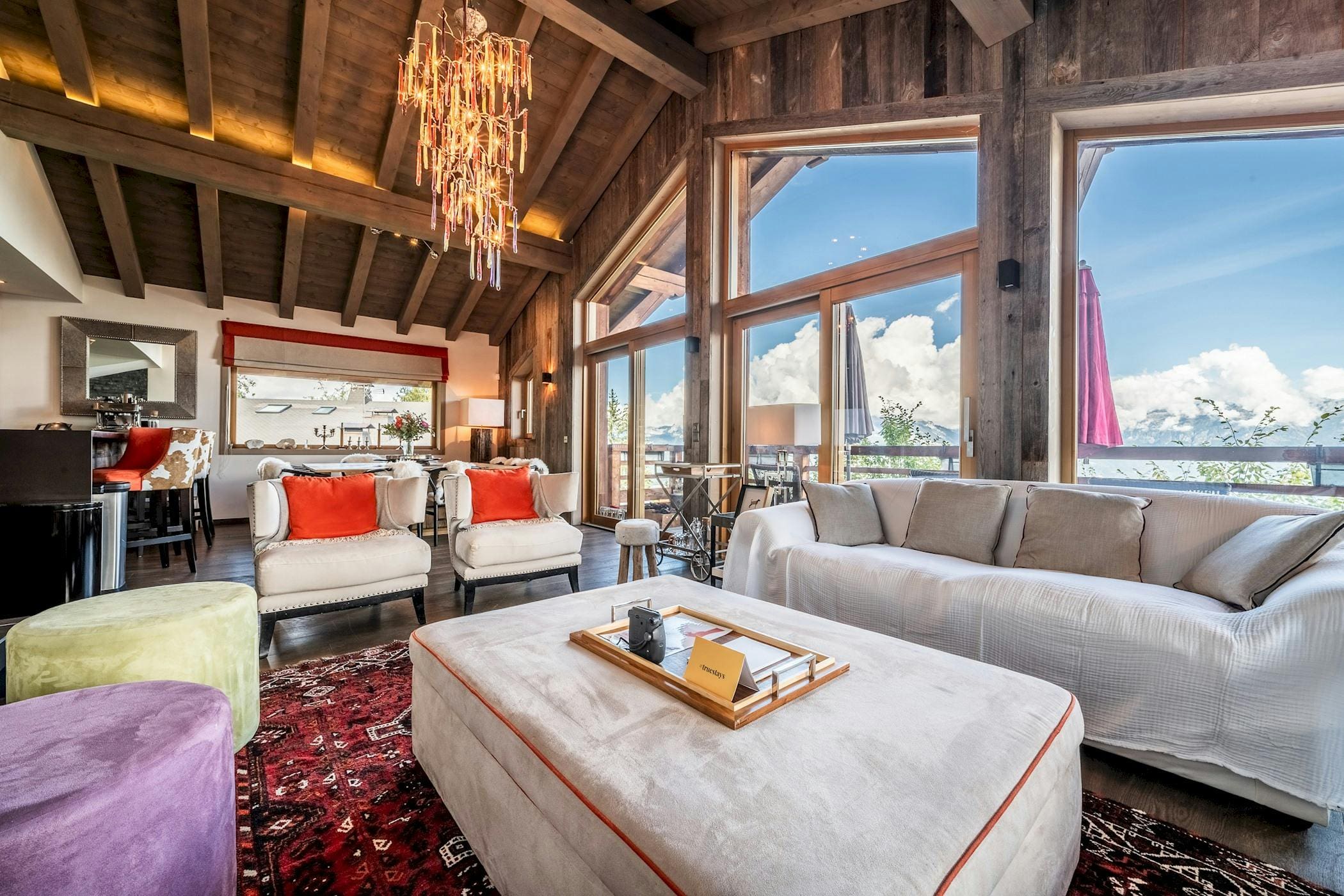 Villa Aurore La Côte Megève: Luxury 6-Bedroom Chalet with Stunning Mountain Views, Megève
