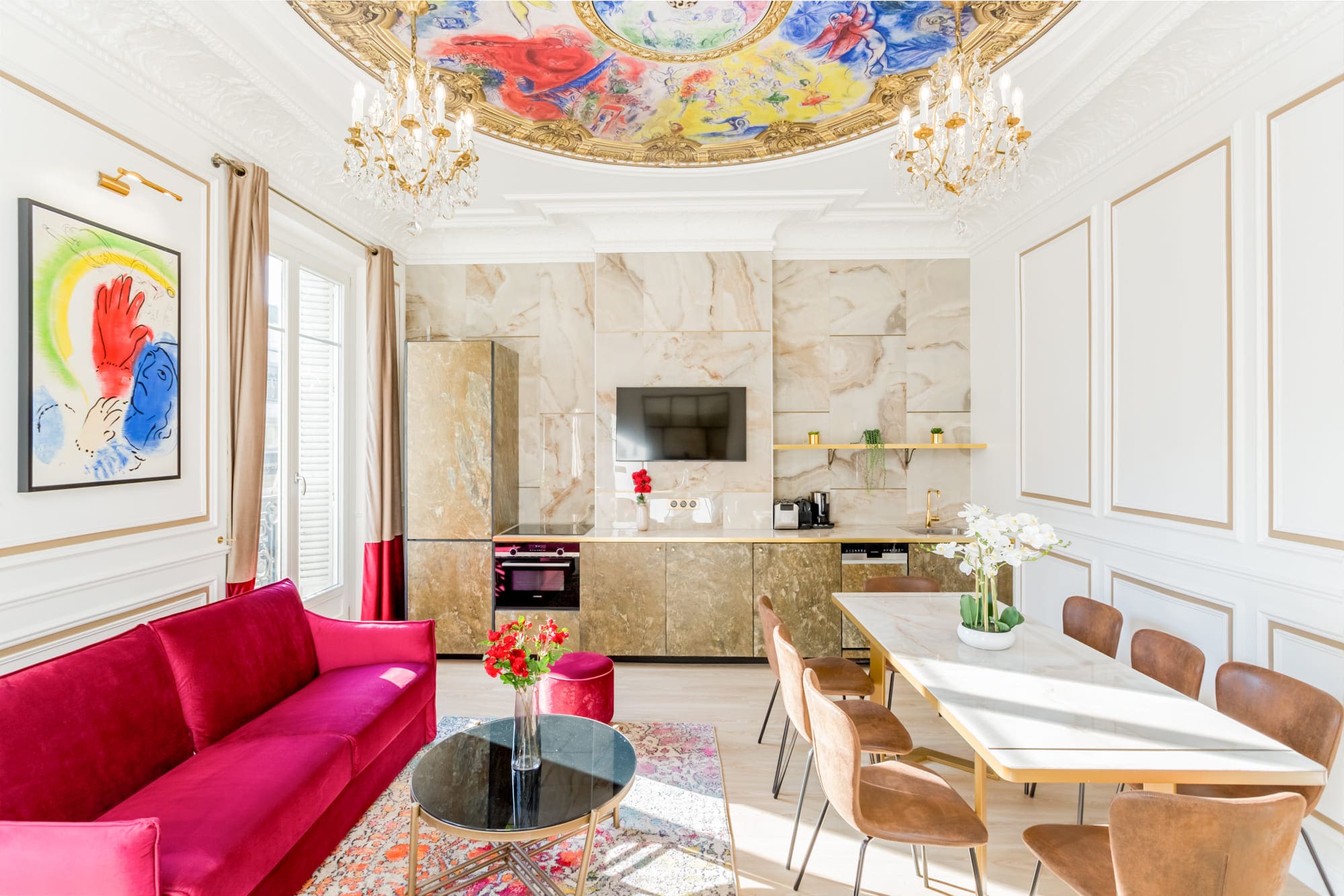 Villa Céladon Rivoli Louvre – Palais Royal: Elegant 3-Bedroom Apartment in Louvre – Palais Royal, Paris