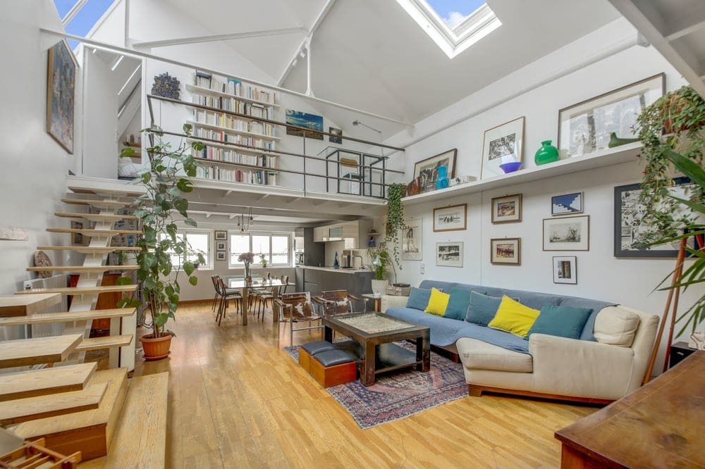 Château Courtille Bastille: Stylish 3-Bedroom Loft Rental with Rooftop Views, Bastille Paris