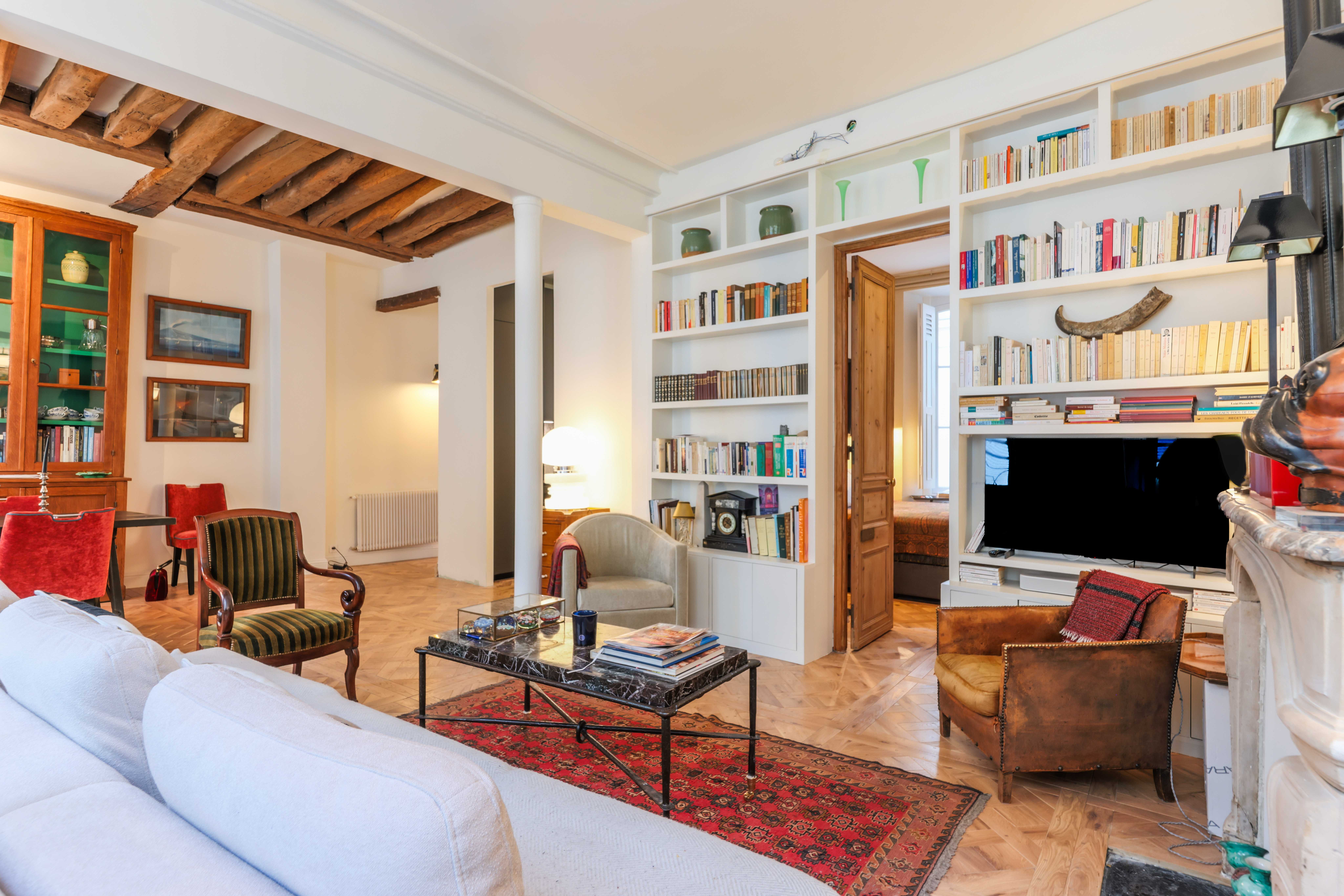 Villa Céladon Archives Le Marais-831445: Charming 1-Bedroom Family-Friendly Apartment Rental Le Marais Paris