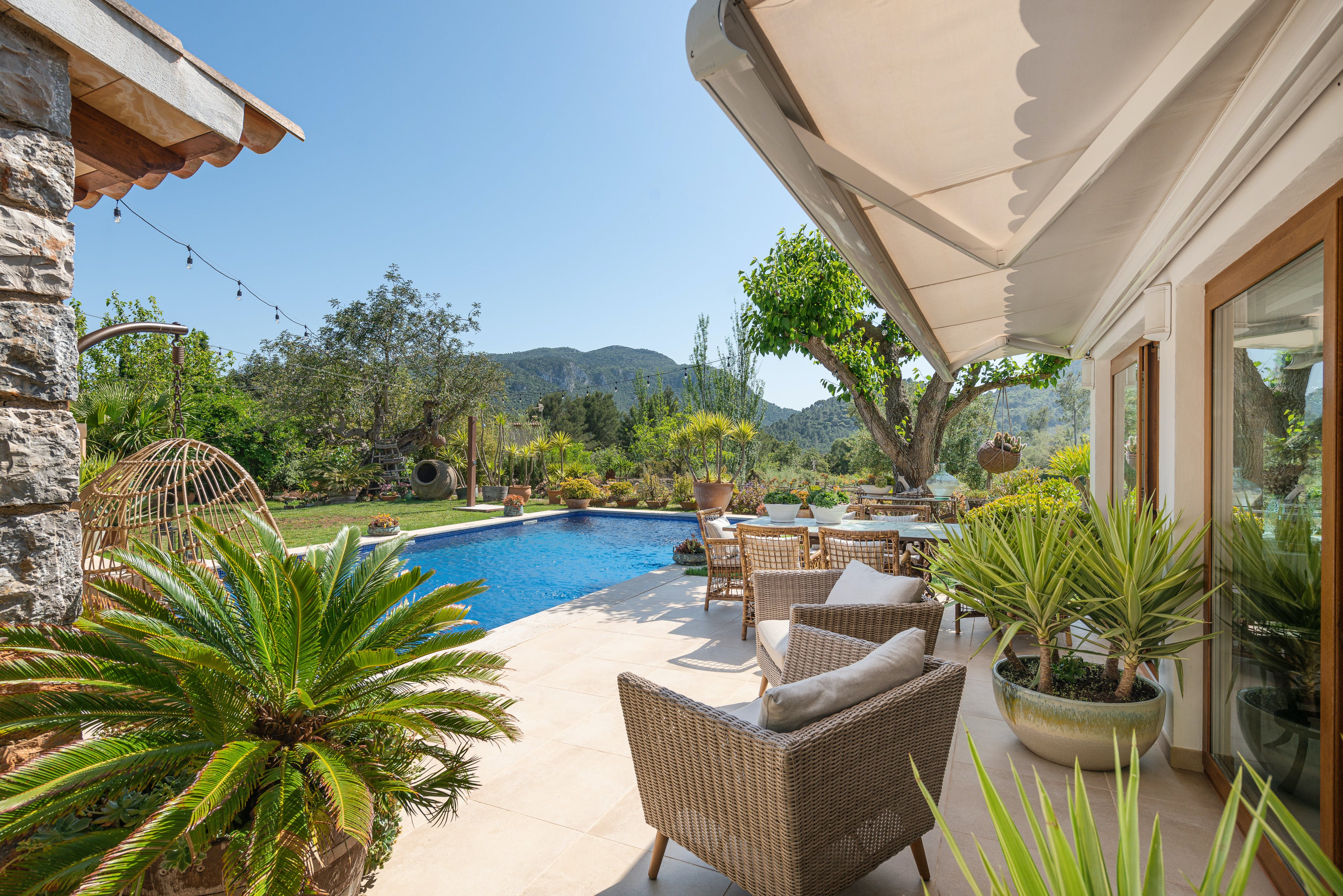 Villa Embat Es Canyar Valldemossa: Charming 2-Bedroom Apartment with Saltwater Pool, Valldemossa