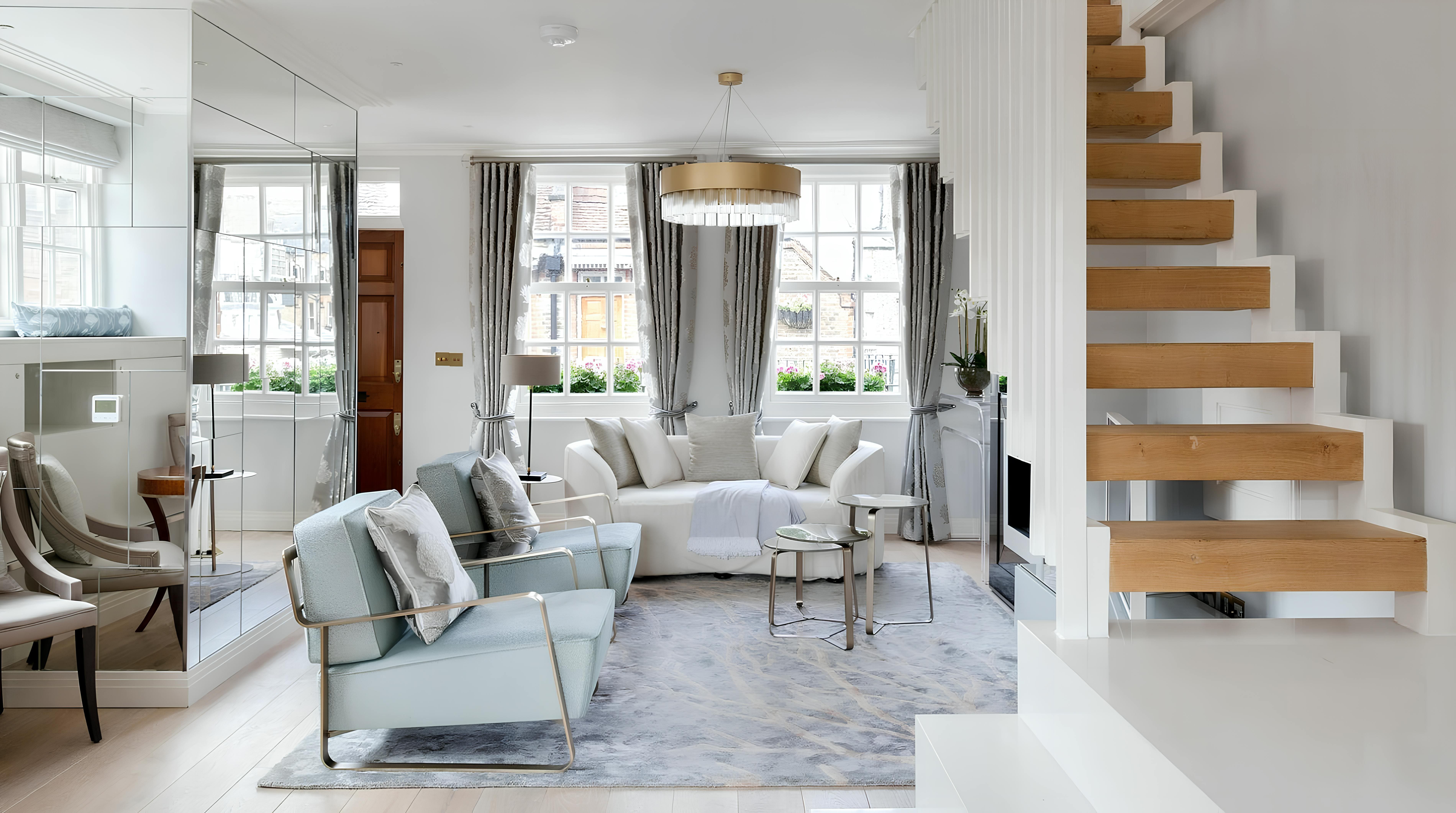 House Carriage Kensington: Stylish 1-Bedroom Apartment Rental with Air-Con in Kensington, London