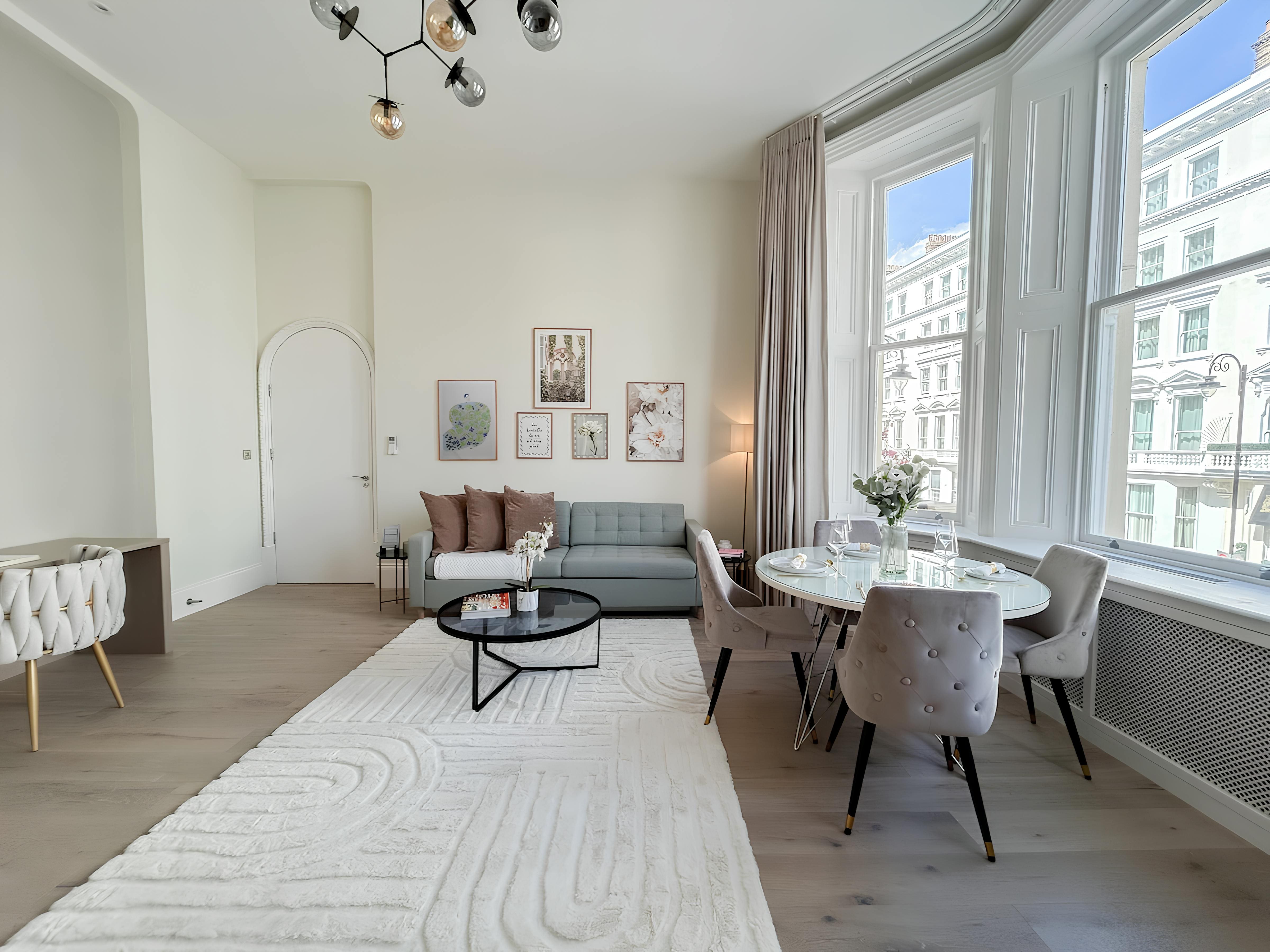 House Autan Thurloe South Kensington: Contemporary 1-Bedroom Apartment with Air Conditioning in South Kensington