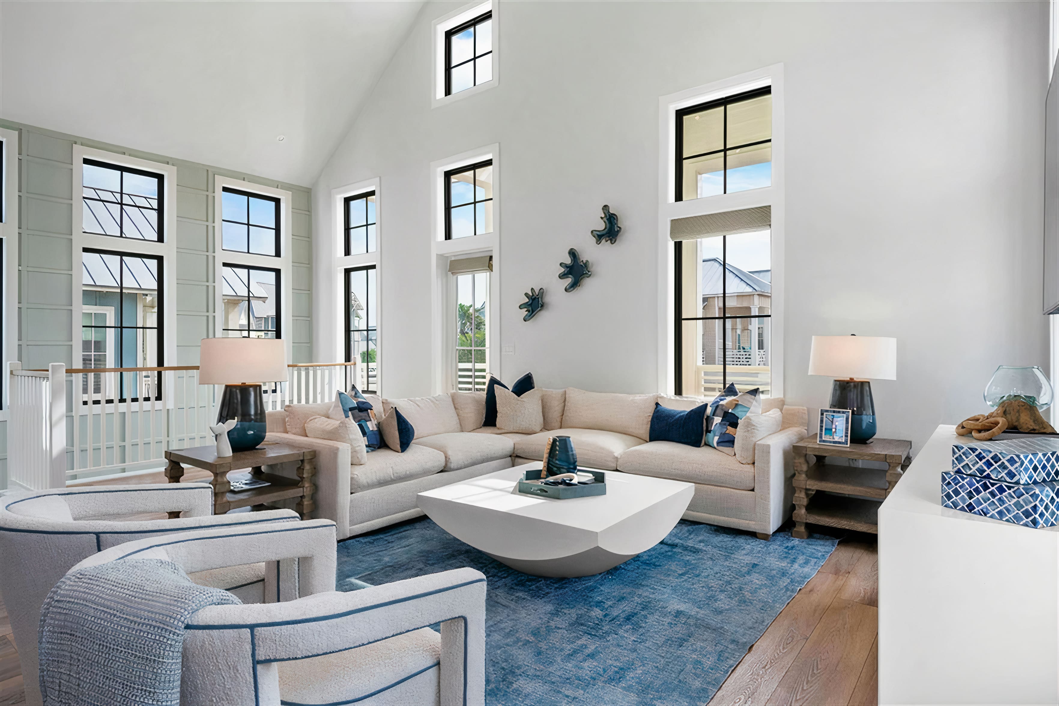 House Laguna Mustang: Spacious 5-Bedroom Villa with Pool and Seaview, Nueces County