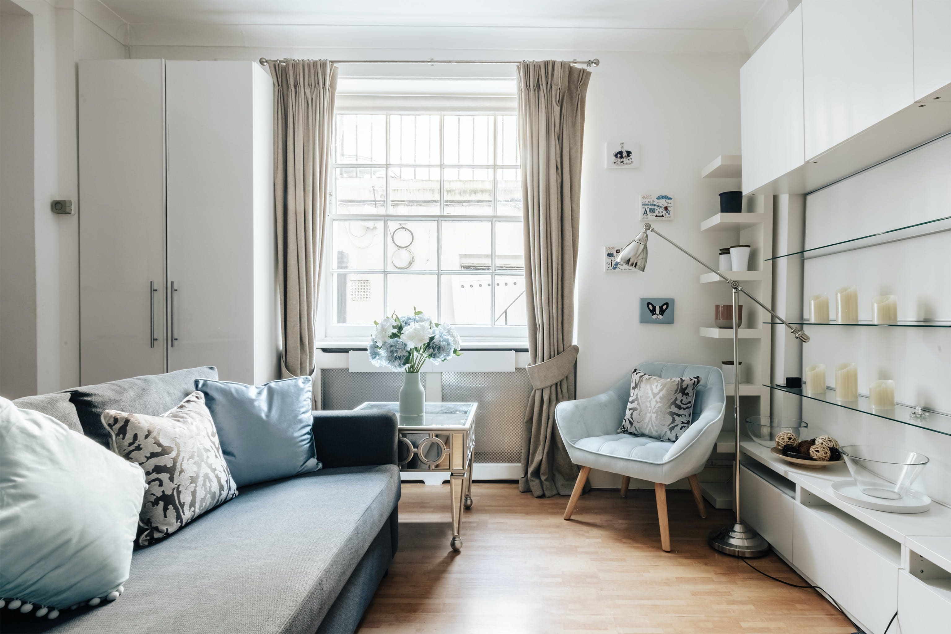 House Lillington Pimlico: Chic 1-Bedroom Apartment with Workspace and Air-Con, Pimlico London
