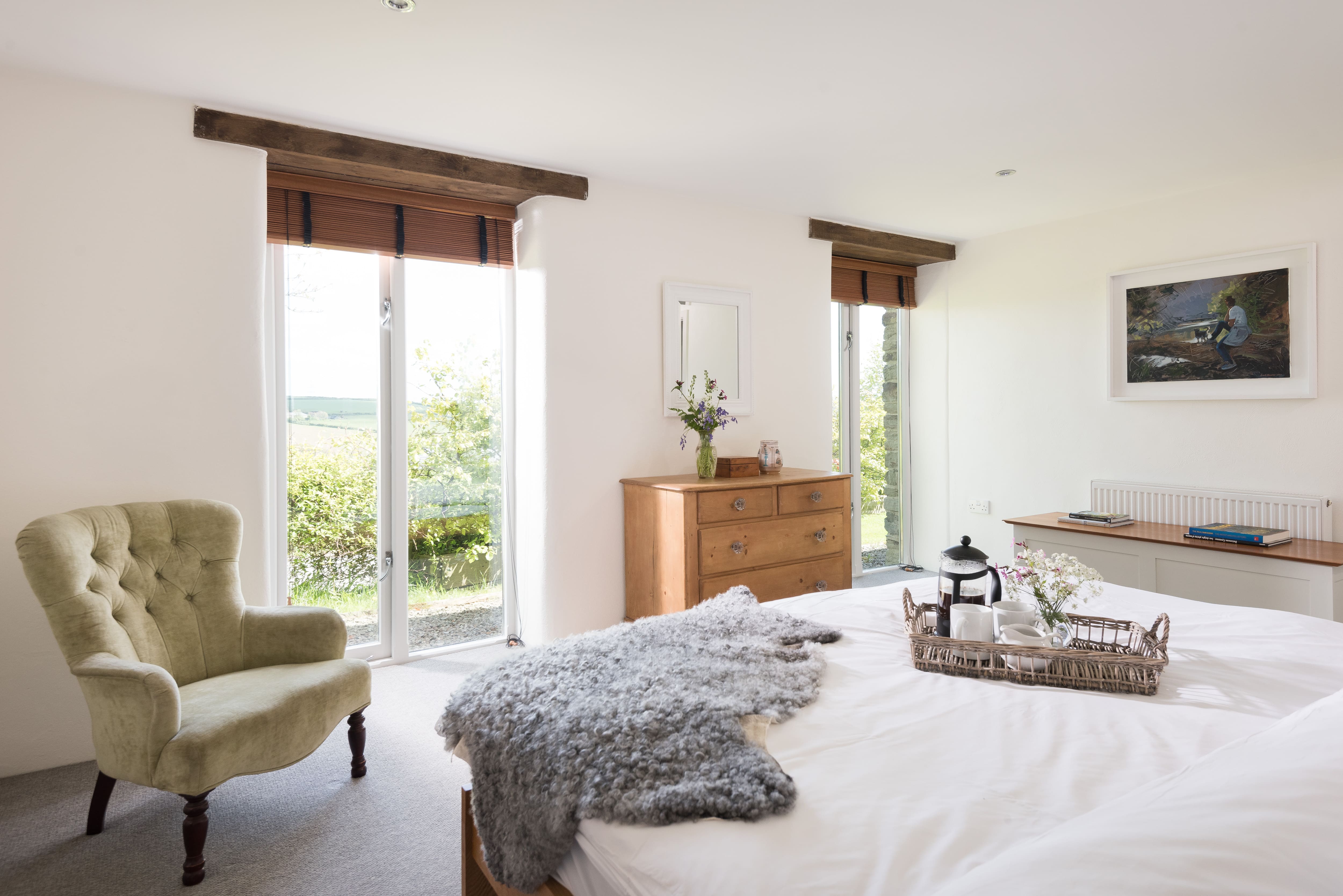 House Trethevy Tintagel: Charming 3-Bedroom Apartment Rental with Seaview and Garden in Tintagel