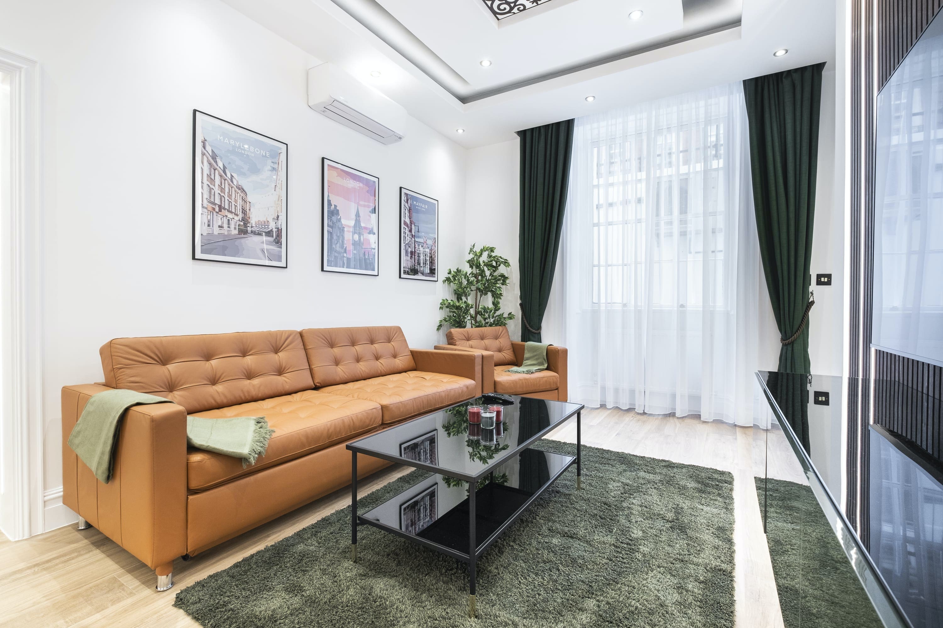 House Bise Regent Marylebone: Chic 2-Bedroom Apartment with Air Conditioning, Family-Friendly, Marylebone London