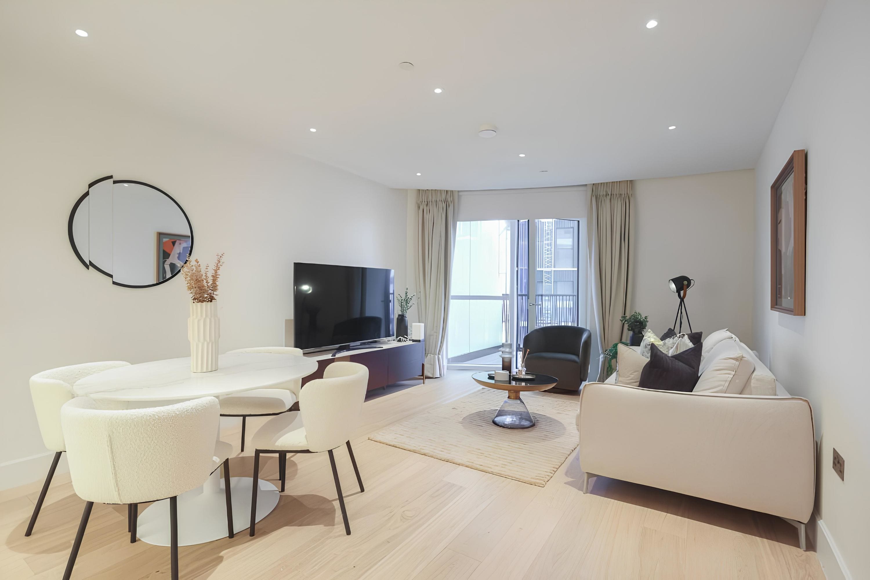 House Wormwood ShepherdsBush: Modern 2-Bedroom Apartment with Air Conditioning and Pool, Shepherd’s Bush London