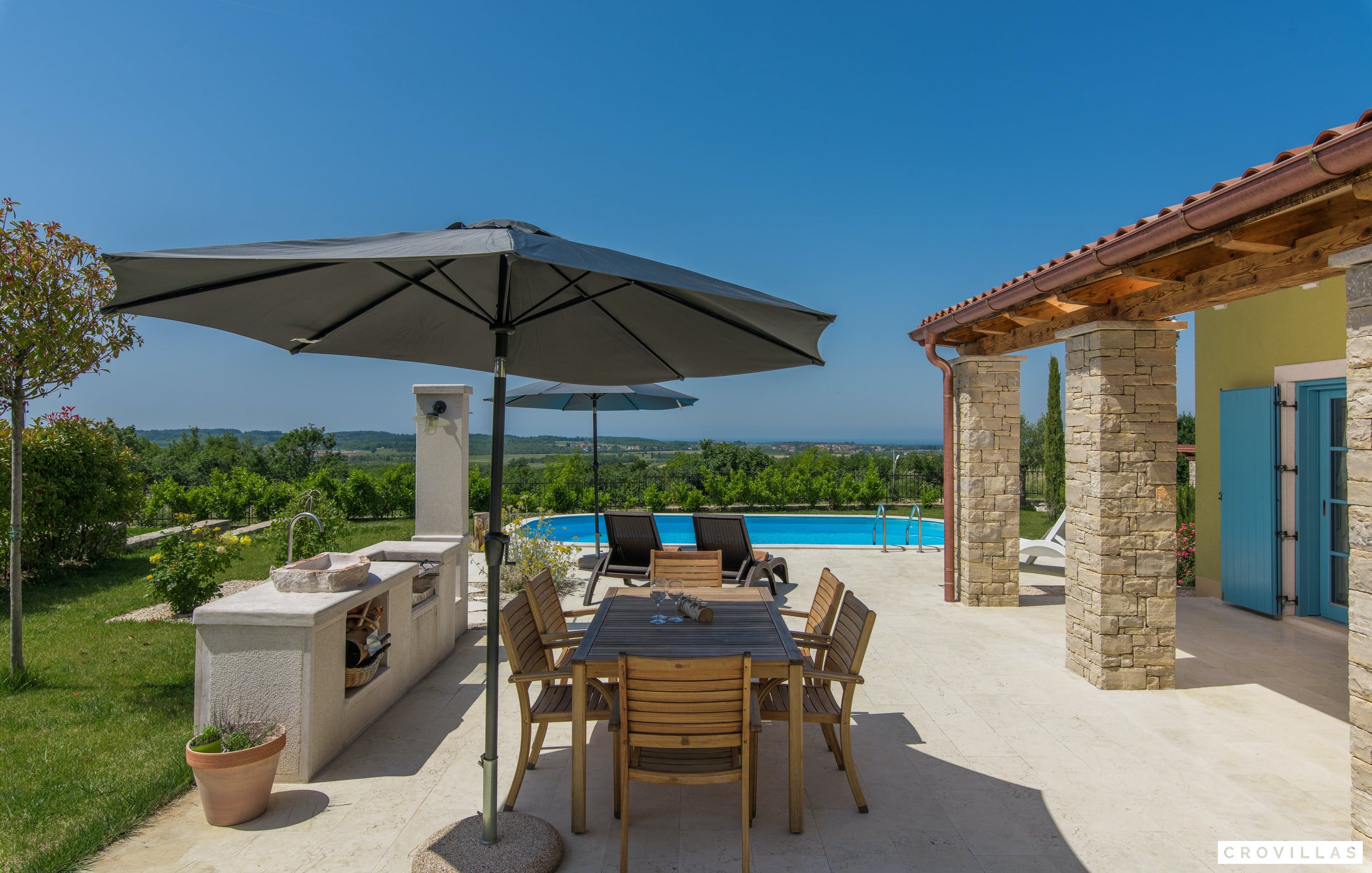 Kuća Baredine Umag: Chic 2-Bedroom Apartment with Swimming Pool in Istria, Croatia