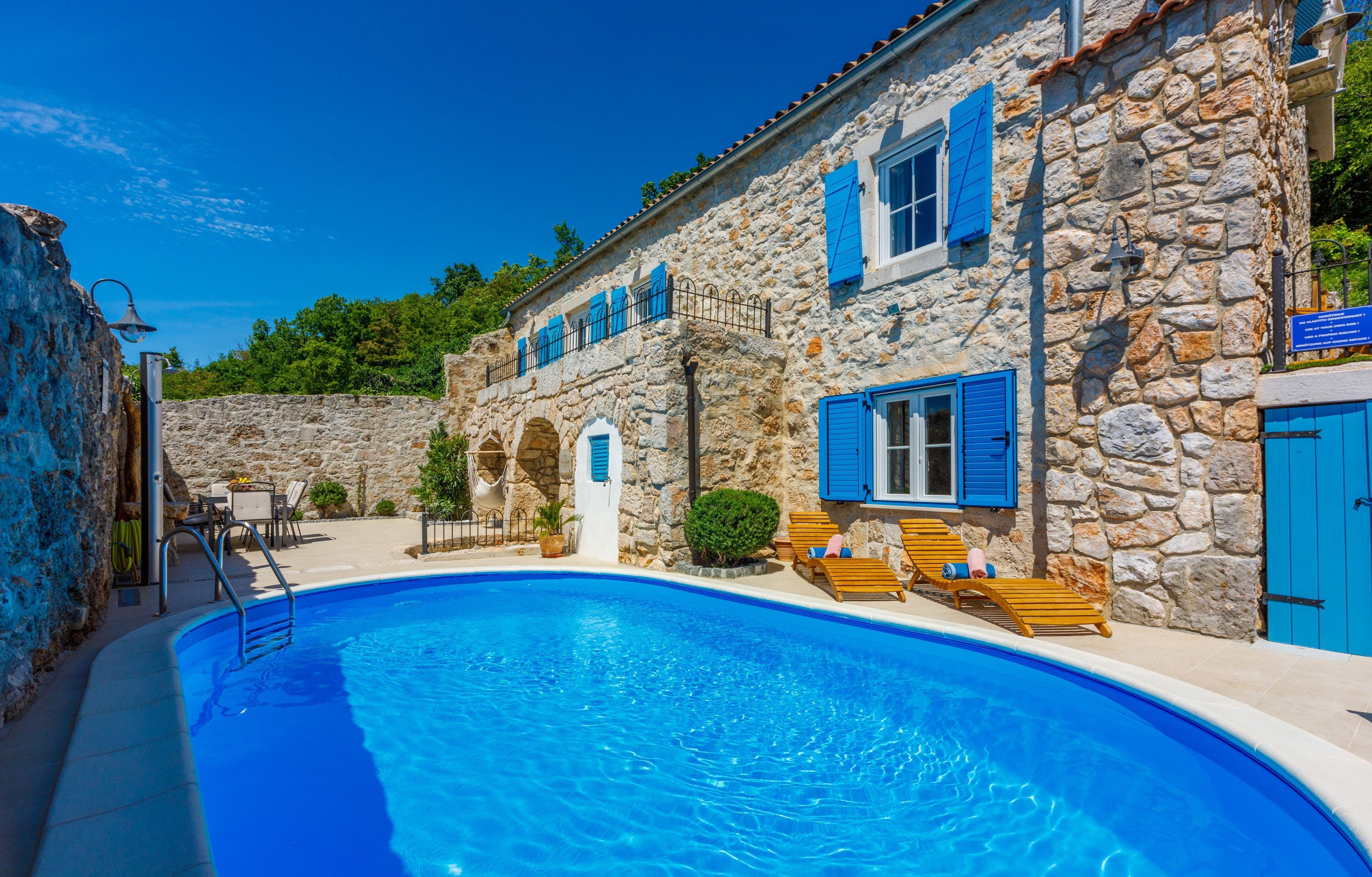 Kuća Grižan Crikvenica: Luxury 3-Bedroom Villa with Private Pool and Sea Views, Primorje-Gorski Kotar