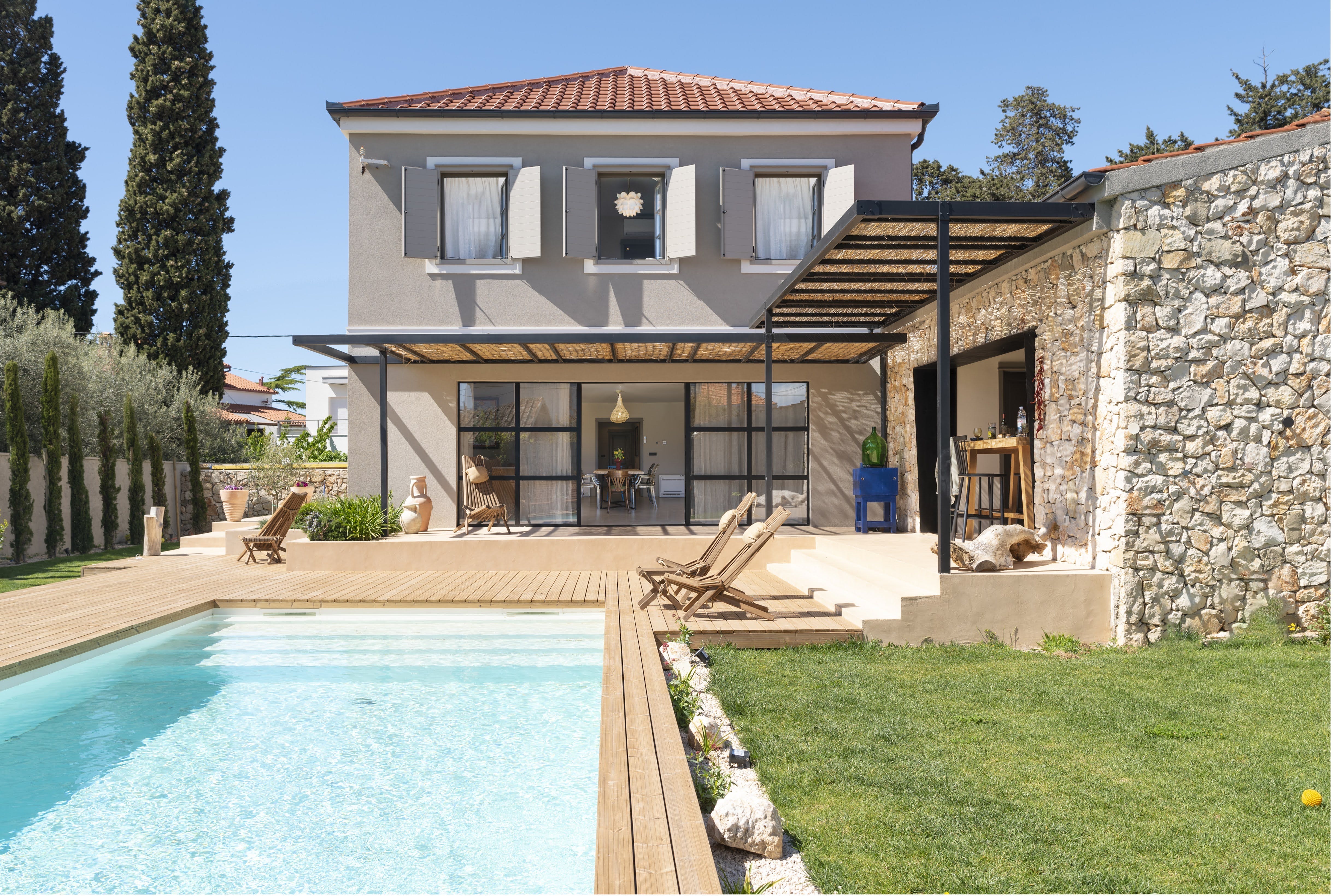 Kuća Boreas Puntamika Zadar: Luxury 4-Bedroom Apartment with Seaview and Pool, Zadar