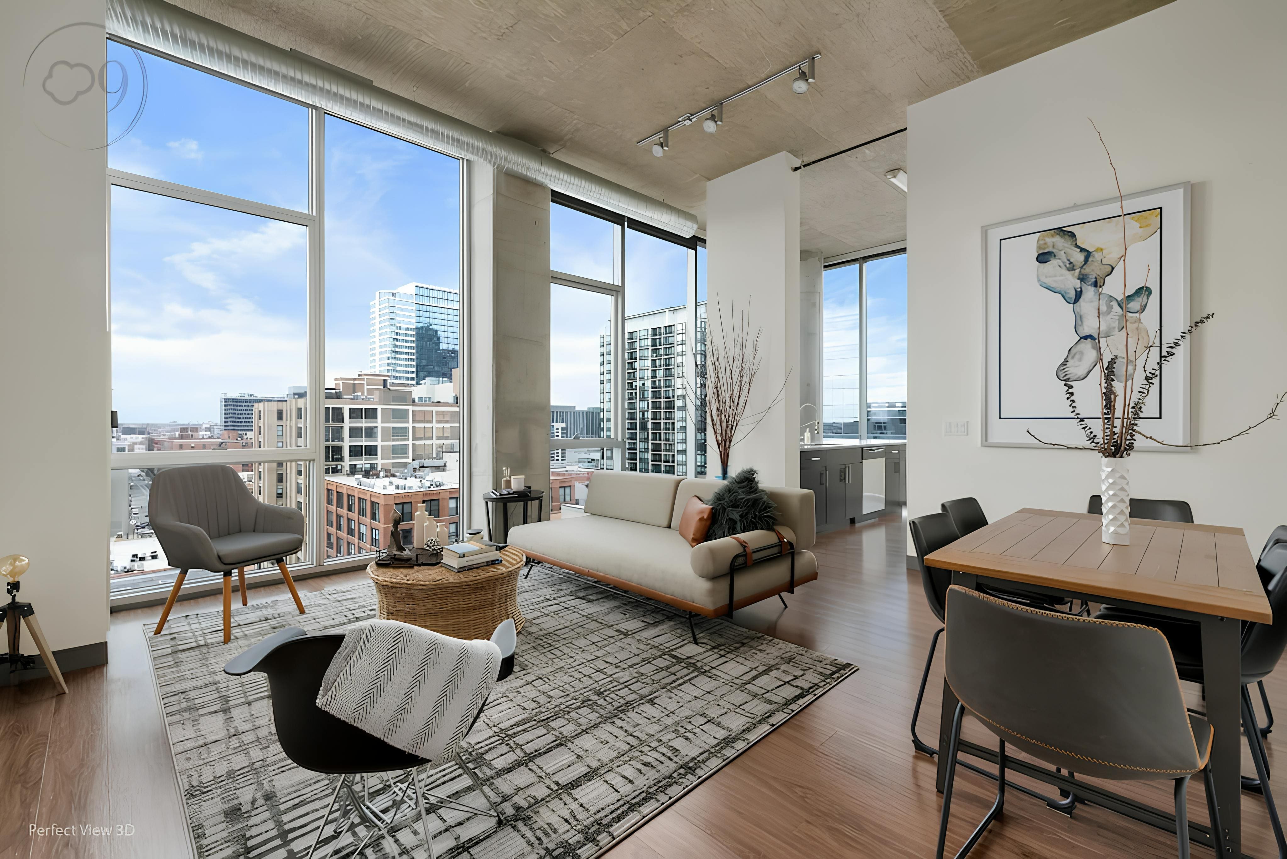 Villa Gloaming Ravenswood Chicago: Luxury 2-Bedroom Apartment with Swimming Pool and Family Amenities, Chicago